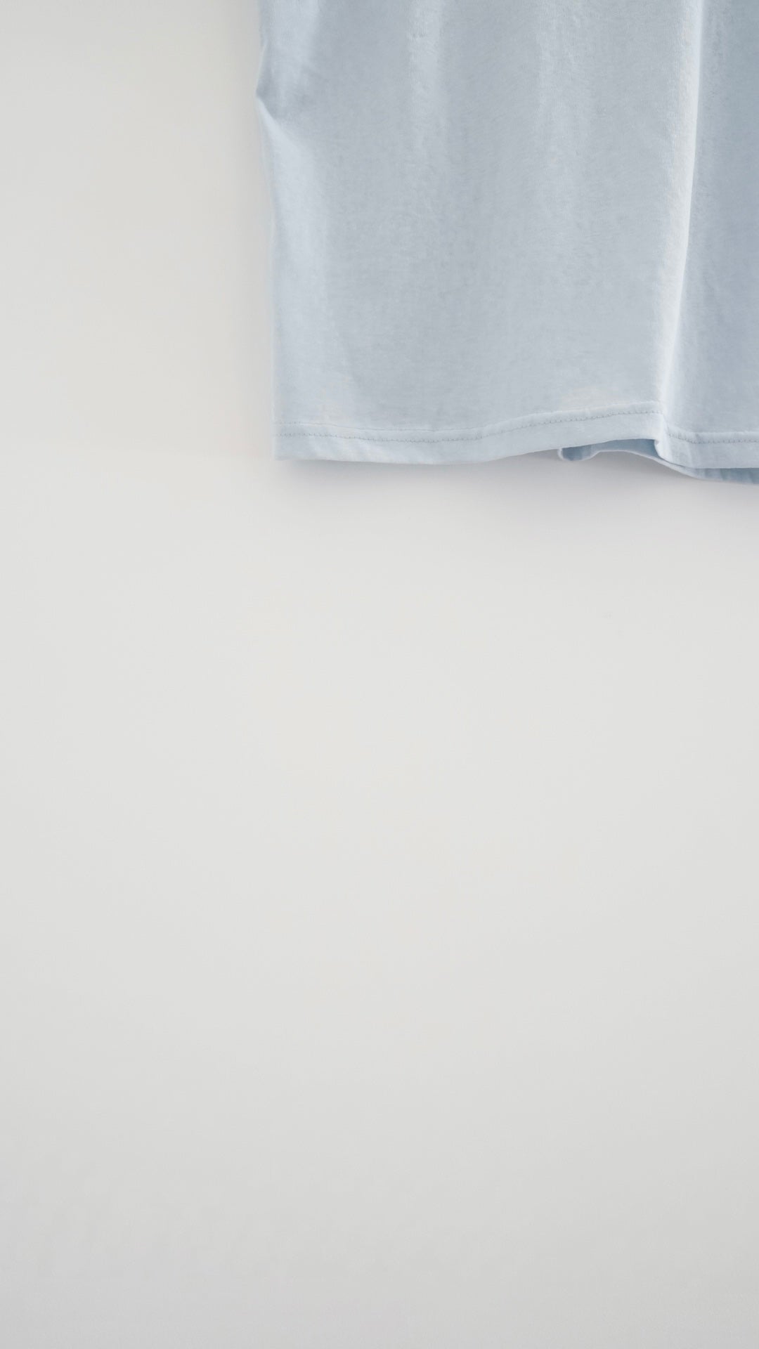 rom layering vest in light blue (pre-order)