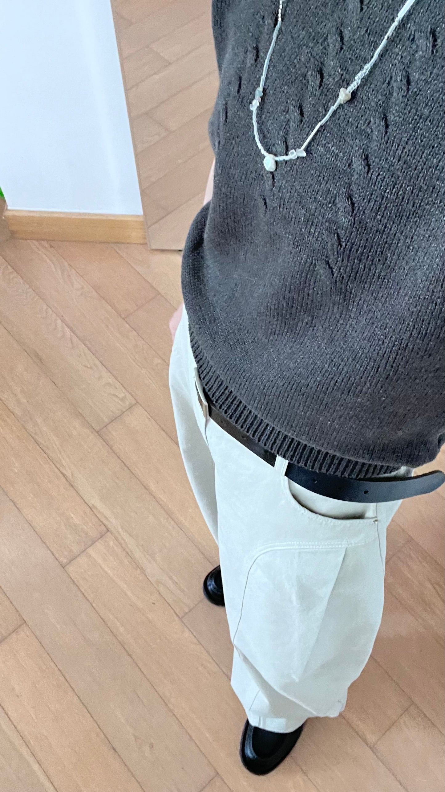 vintage sweater in charcoal (pre-order)