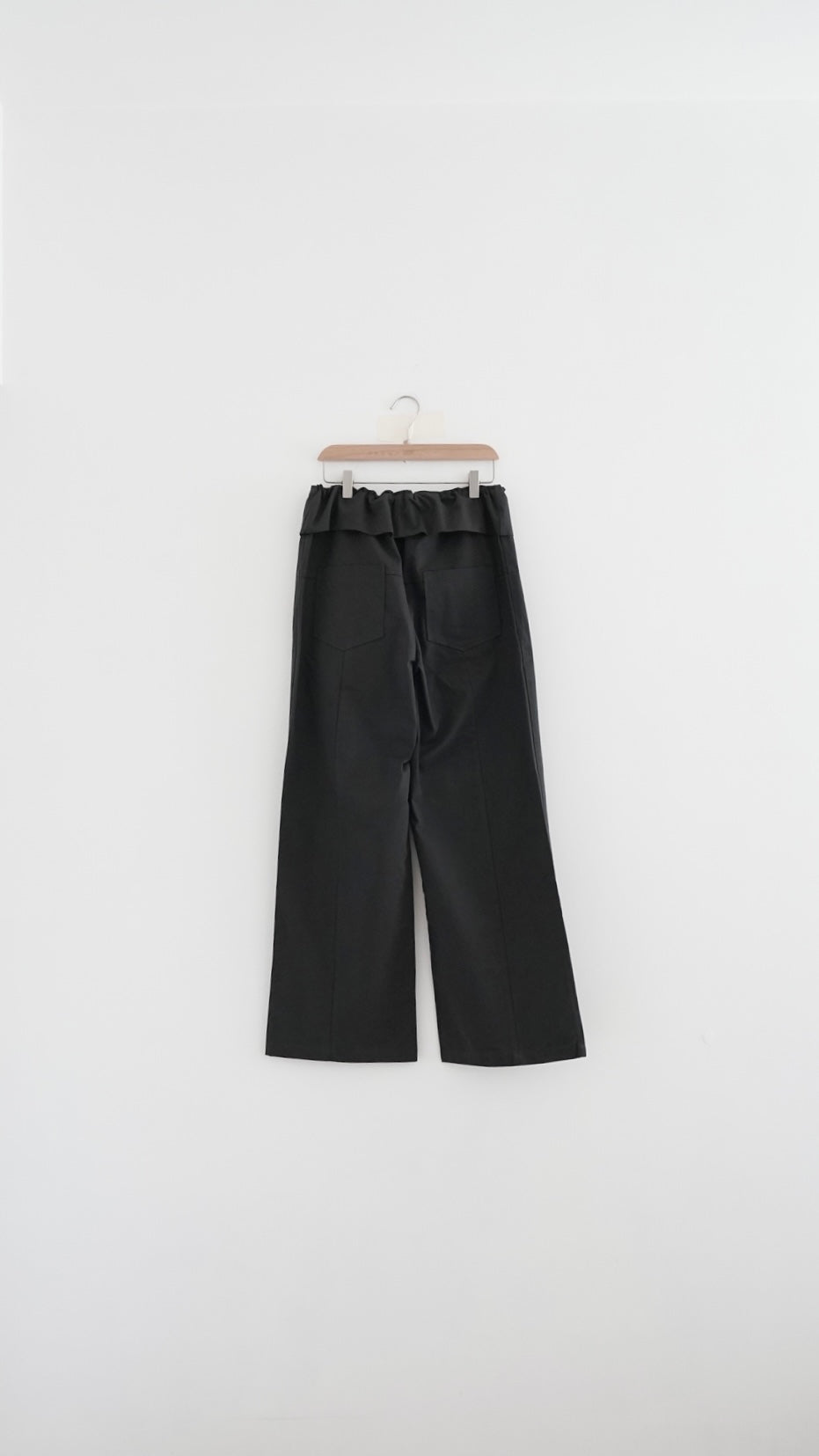 voss high end low waist vintage pants in charcoal (pre-order)