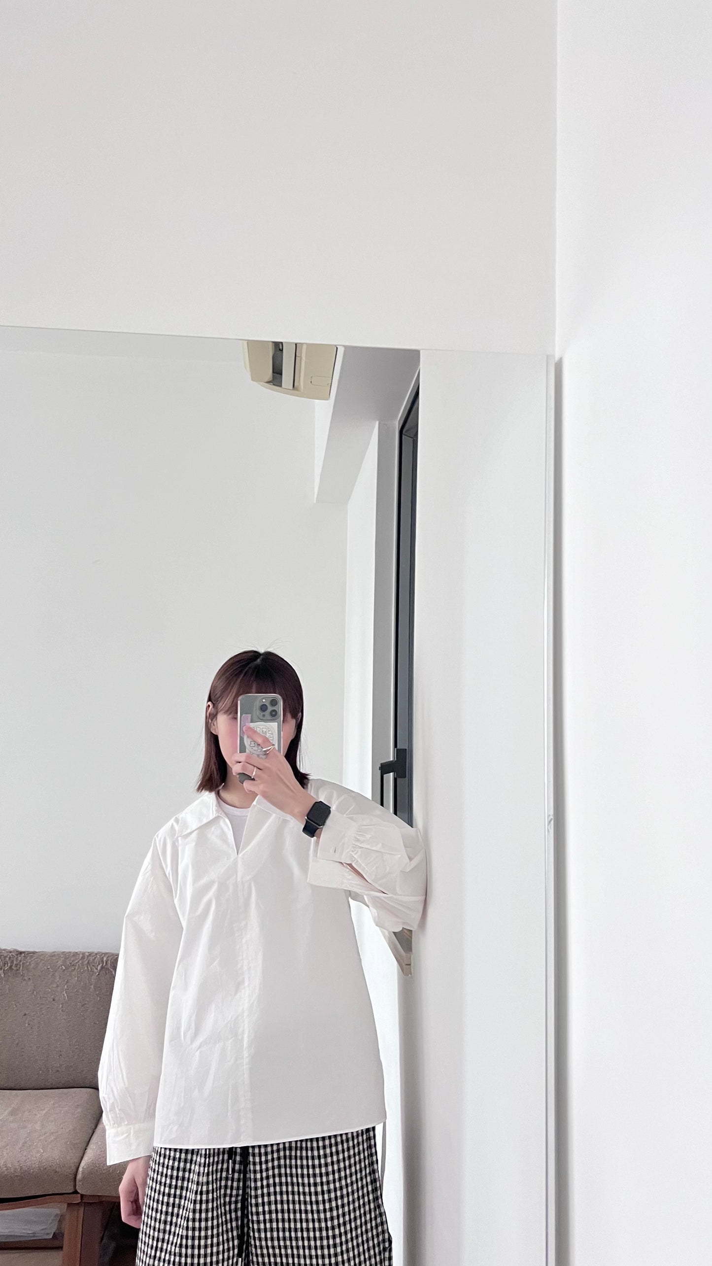 checked pants