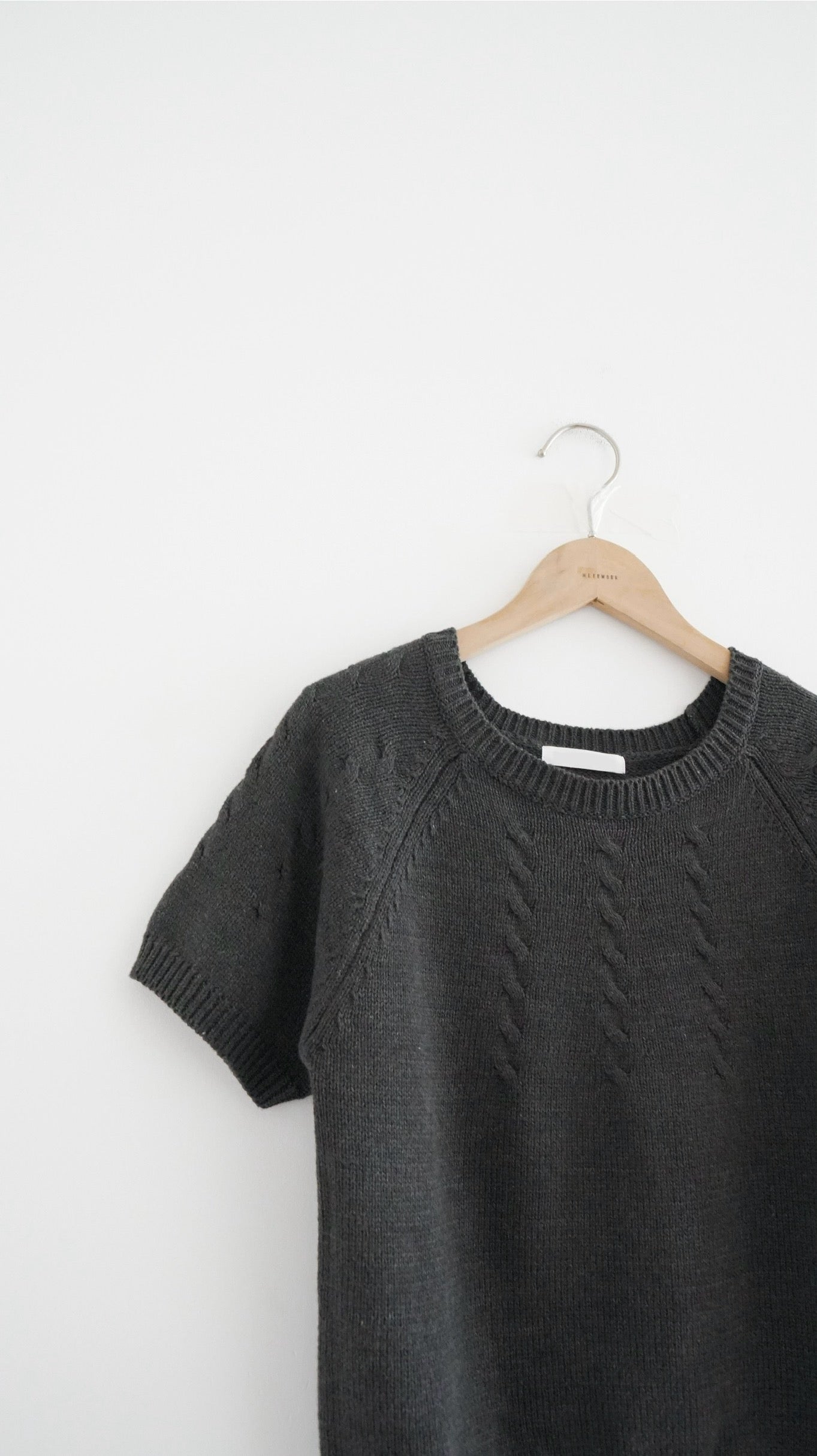 vintage sweater in charcoal (pre-order)