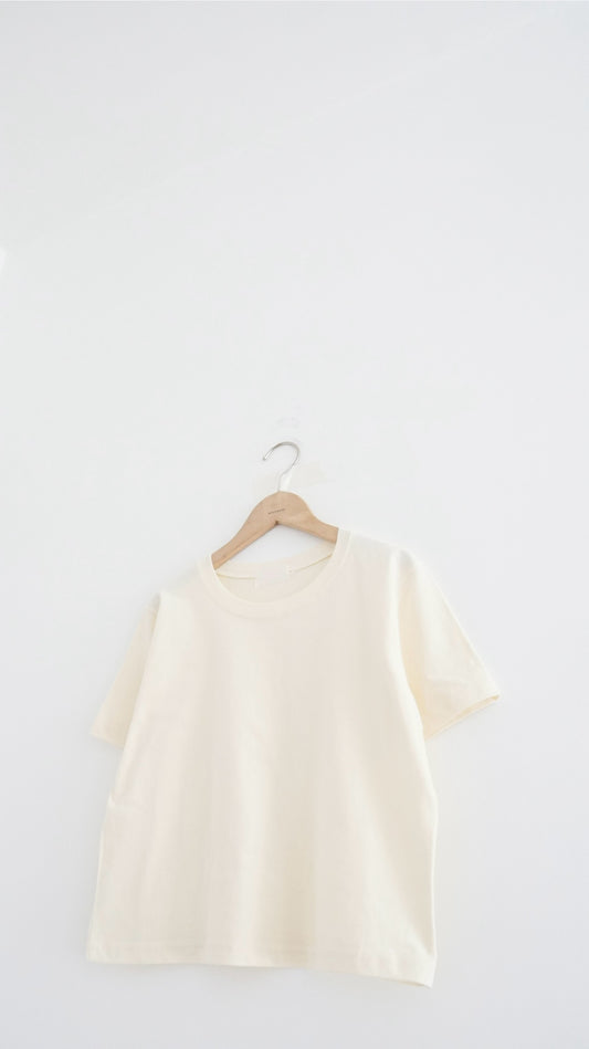 basic tee in butter