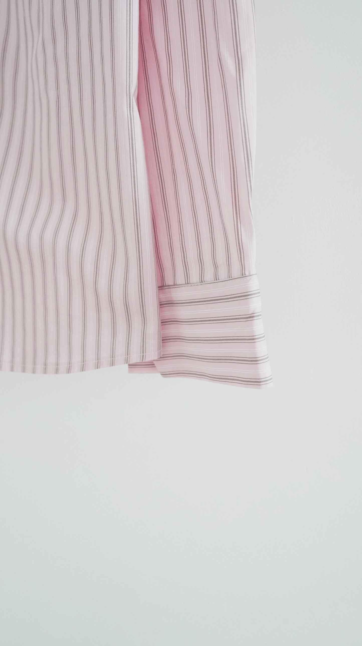 90s vintage striped shirt in rose pink ( pre-order )