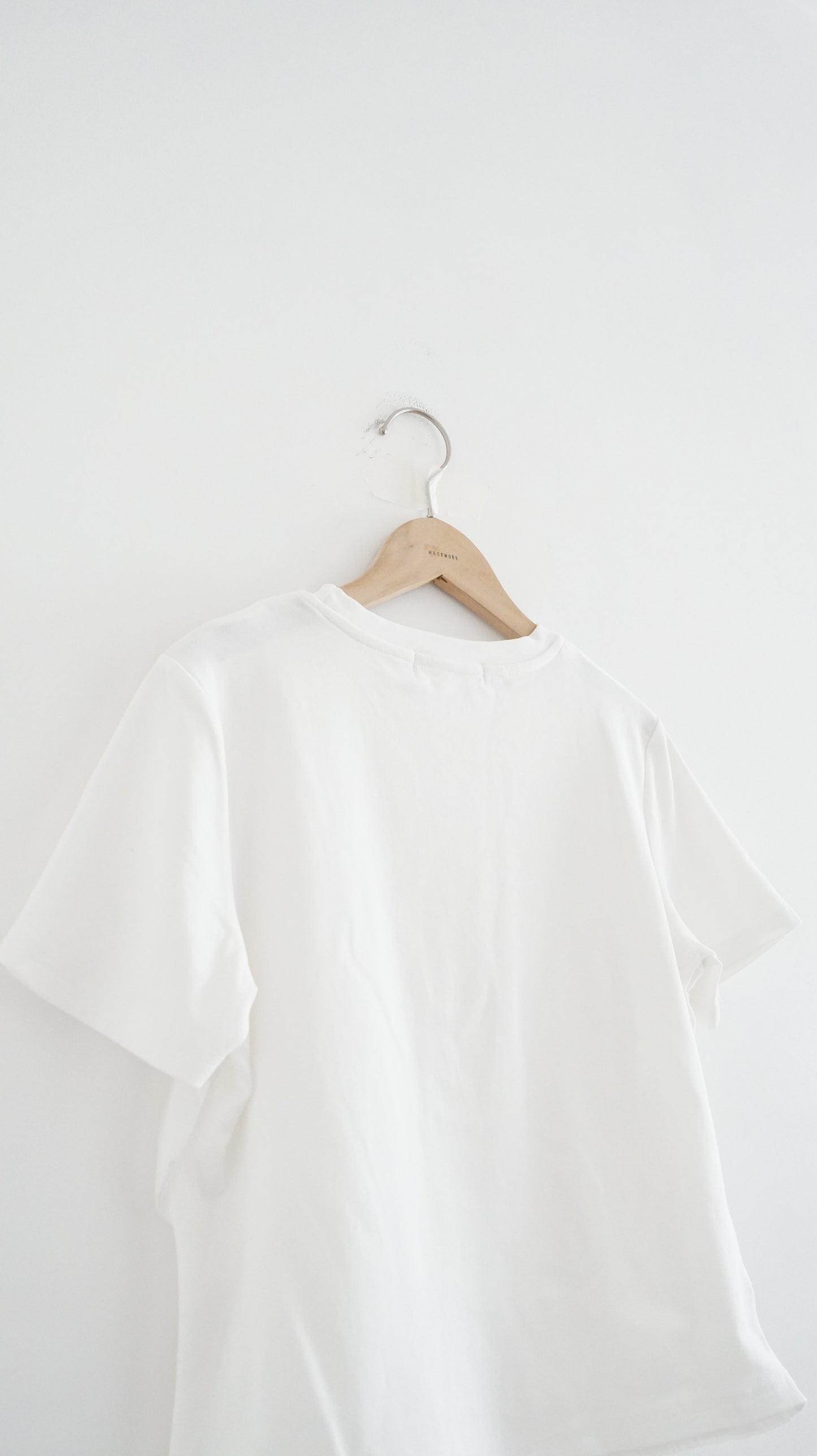 polly two-in-one tee in white (pre-order)