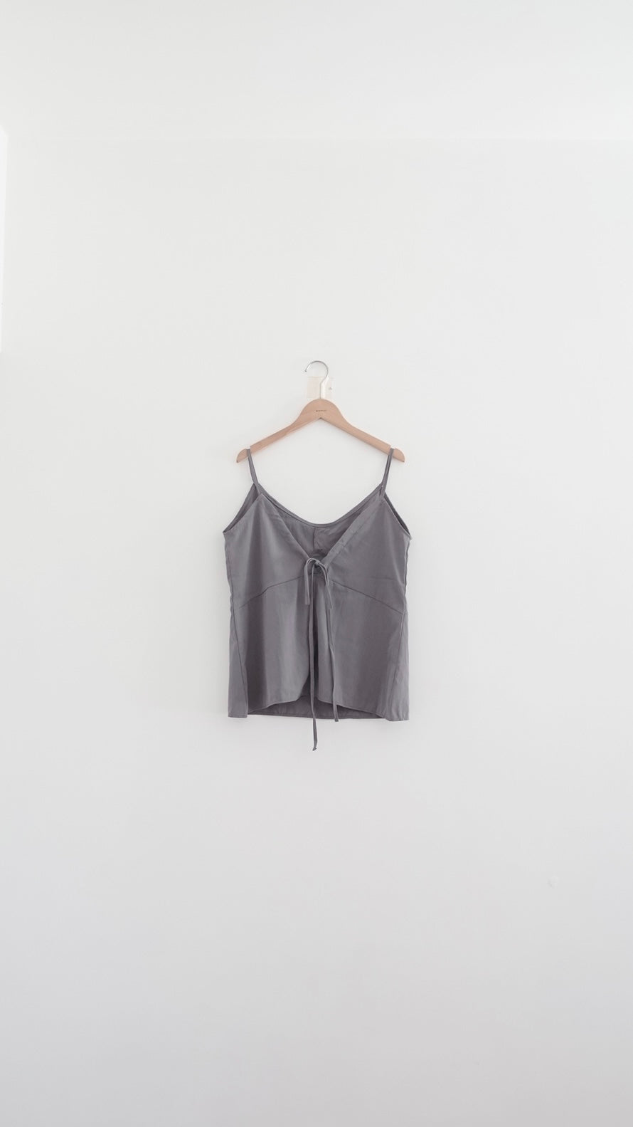 elara a-line camisole in charcoal (pre-order)
