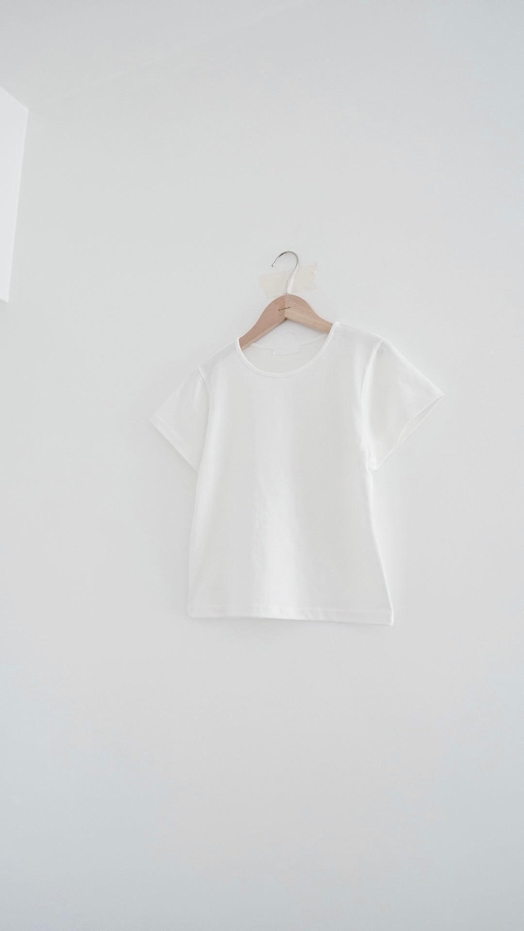 cleanfit tee in white (pre-order)