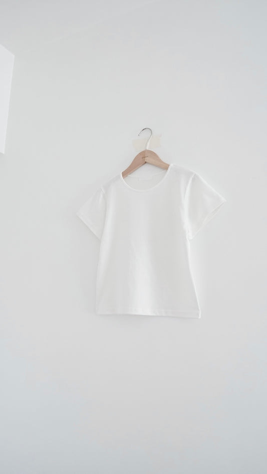 cleanfit tee in white (pre-order)
