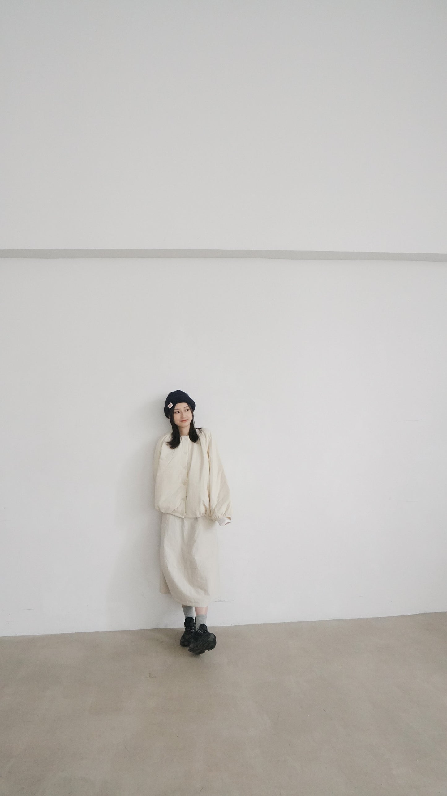 the cutest fluffy jacket in ivory (pre-order)