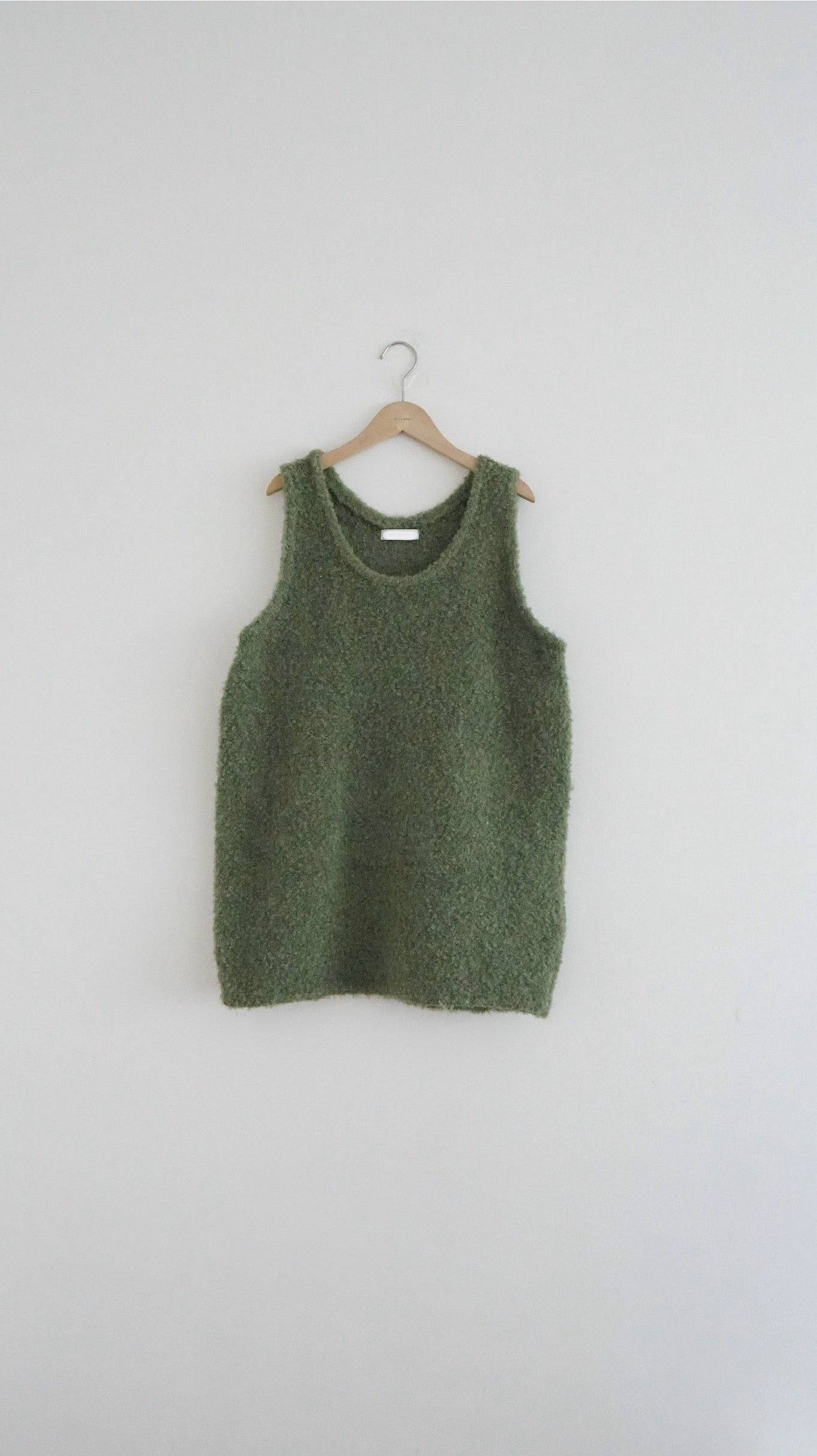 meeh winter long vest in green (pre-order)