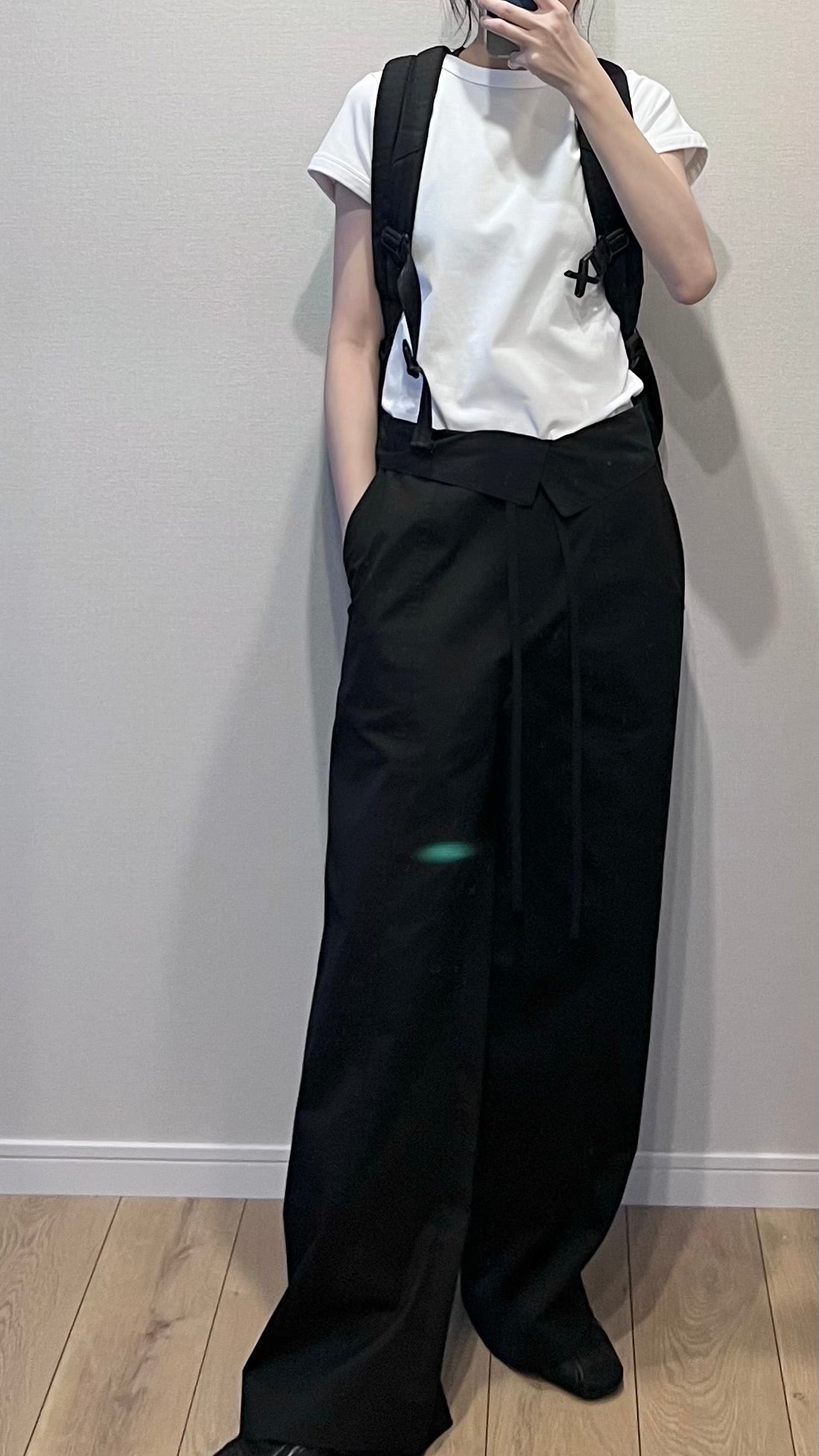 collar pants in black (pre-order)