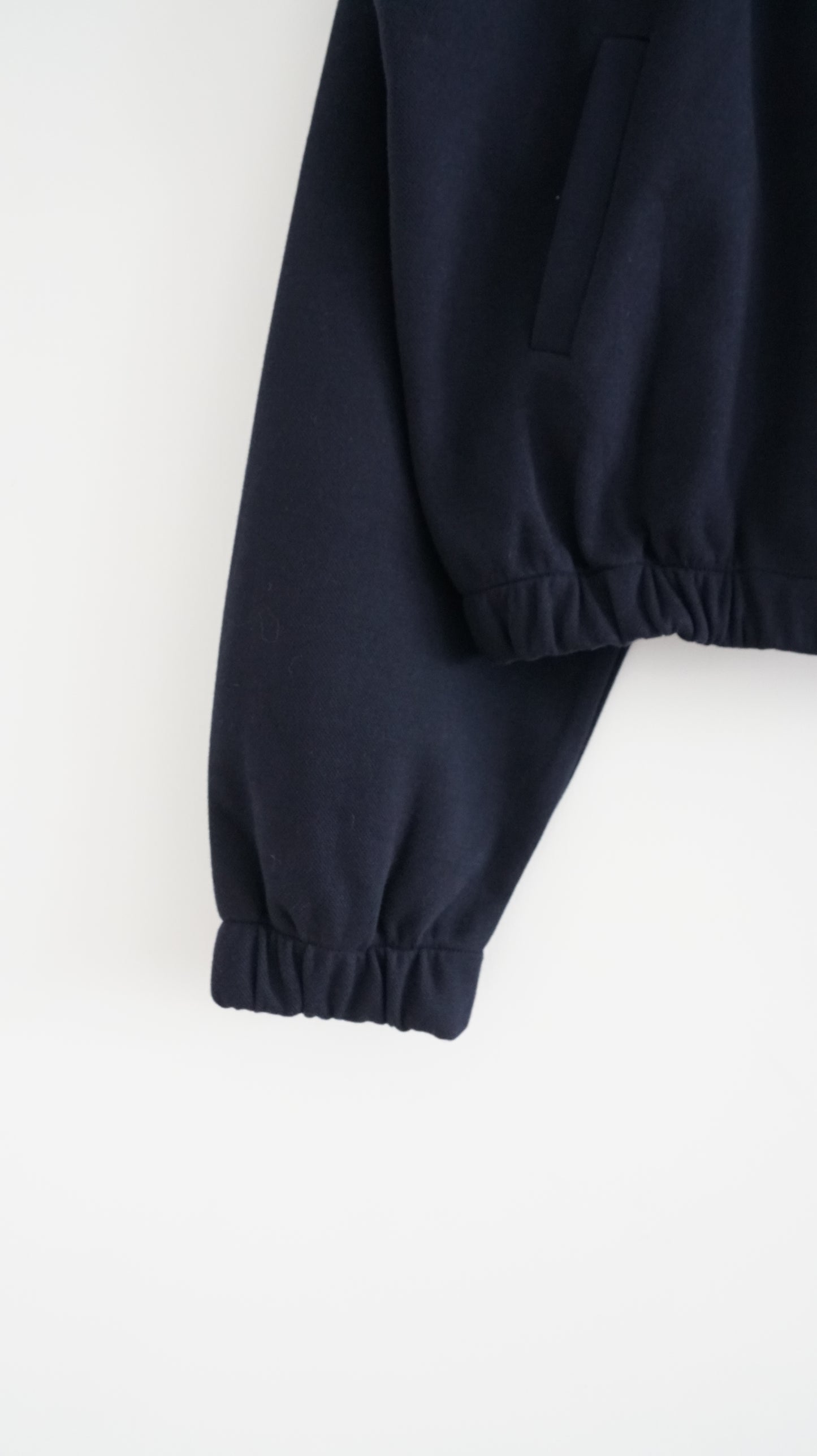 axel zip-up jacket in navy (pre-order)