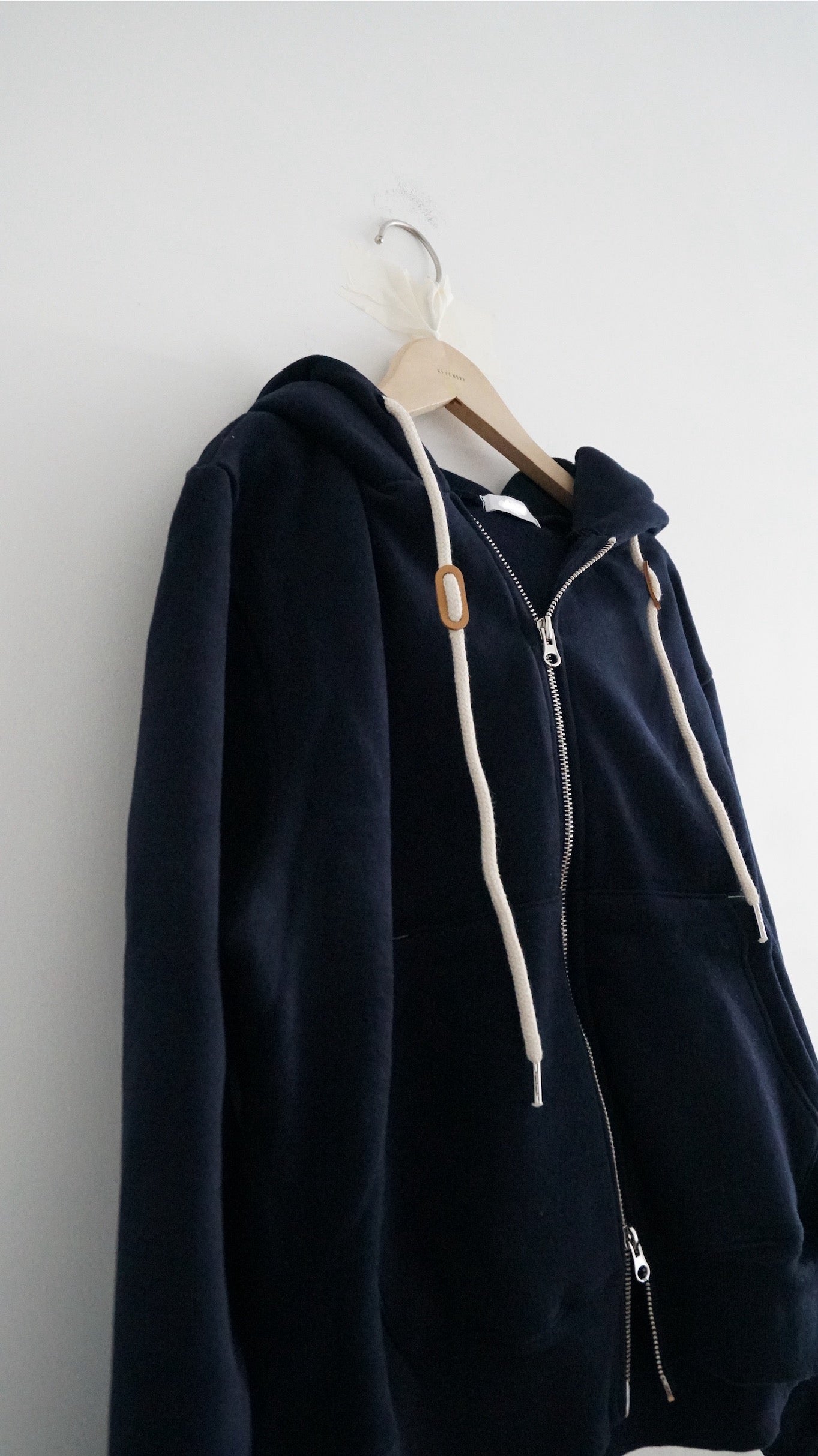 2way zipper hoodies jacket in navy (pre-order)