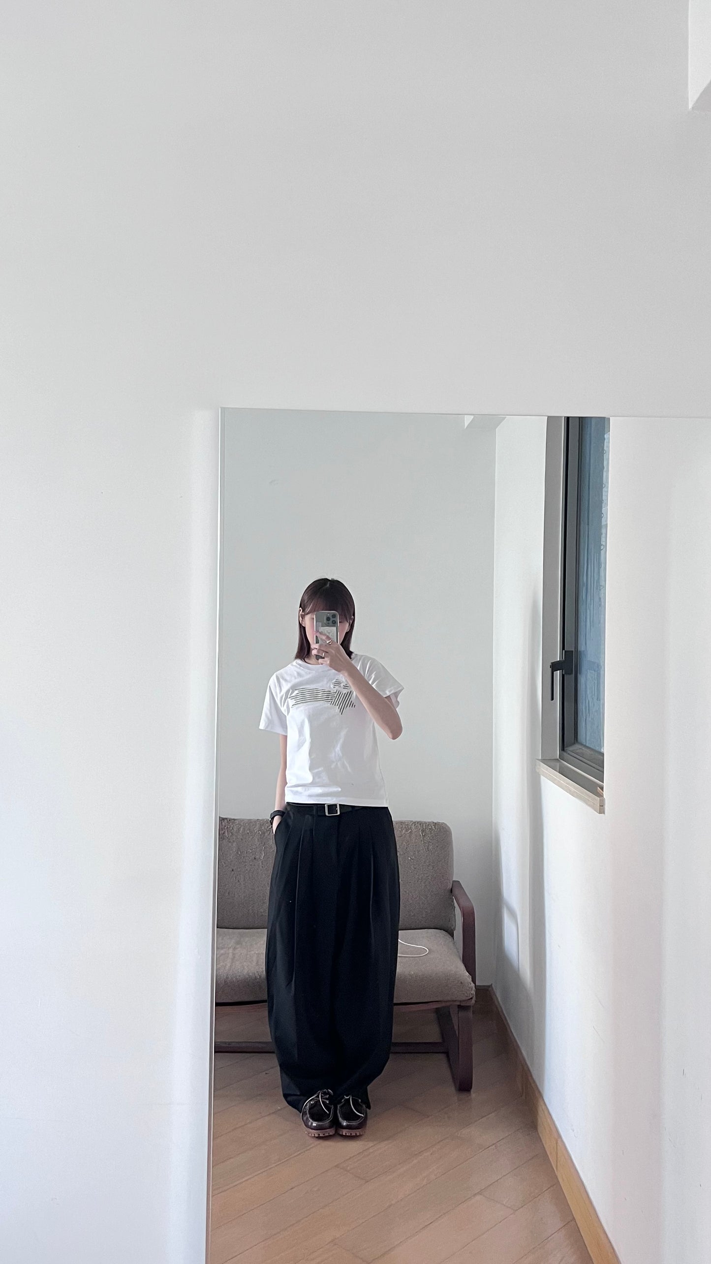 twinkle twinkle print tee in white