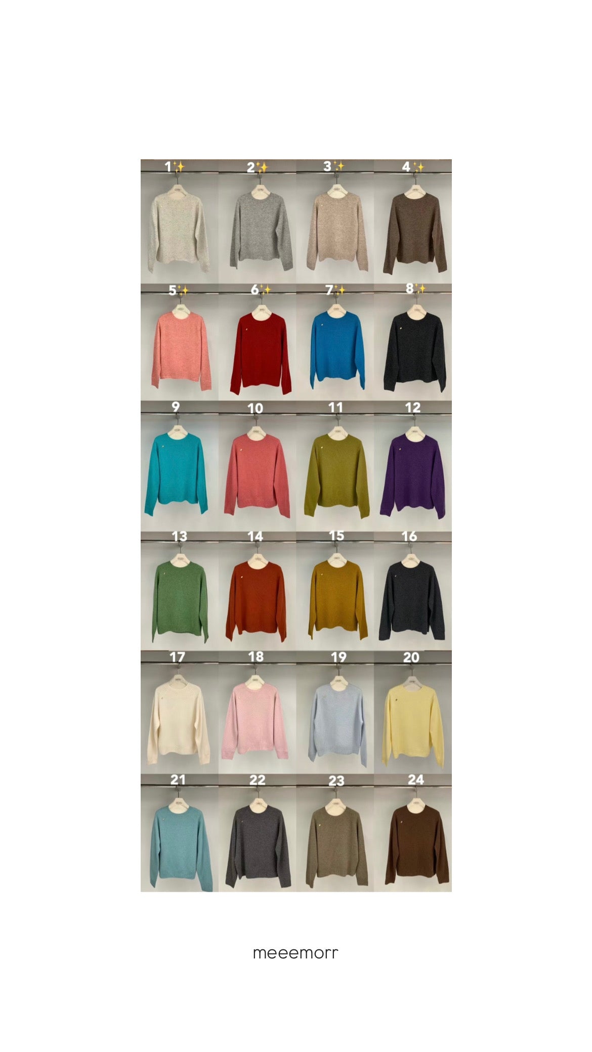 ( recommend✨) classic wool sweater in 24 colors ( pre-order )