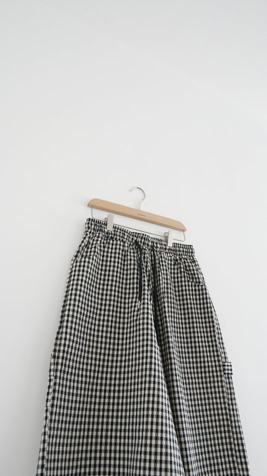 checked pants