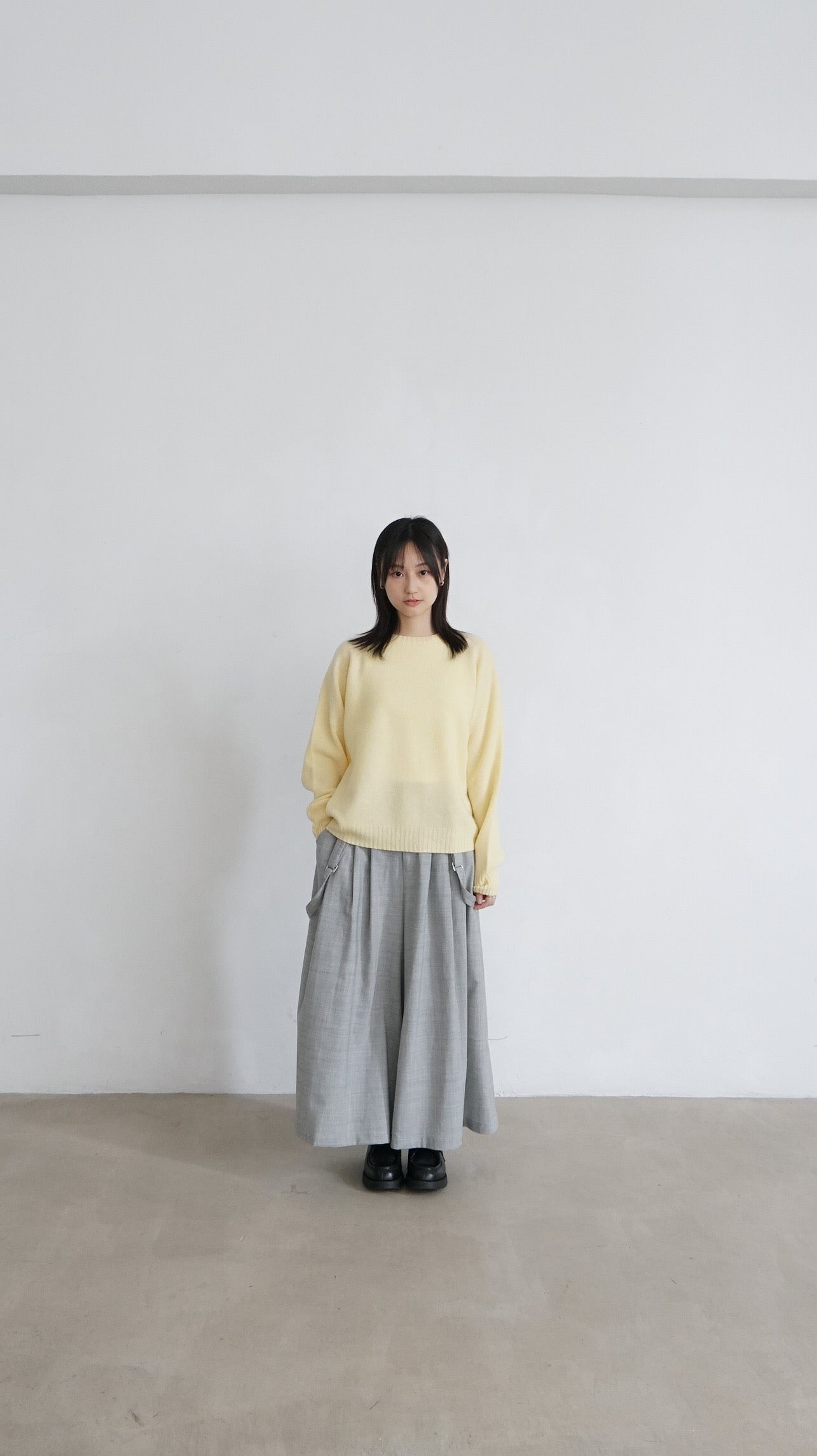 classic wool sweater in lemon ( pre-order )