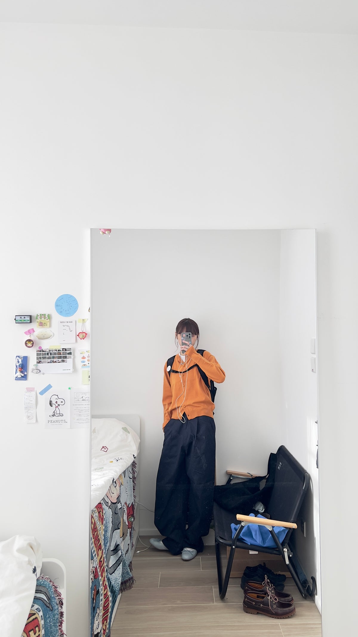 nero soft soft cardigan in orange (pre-order)