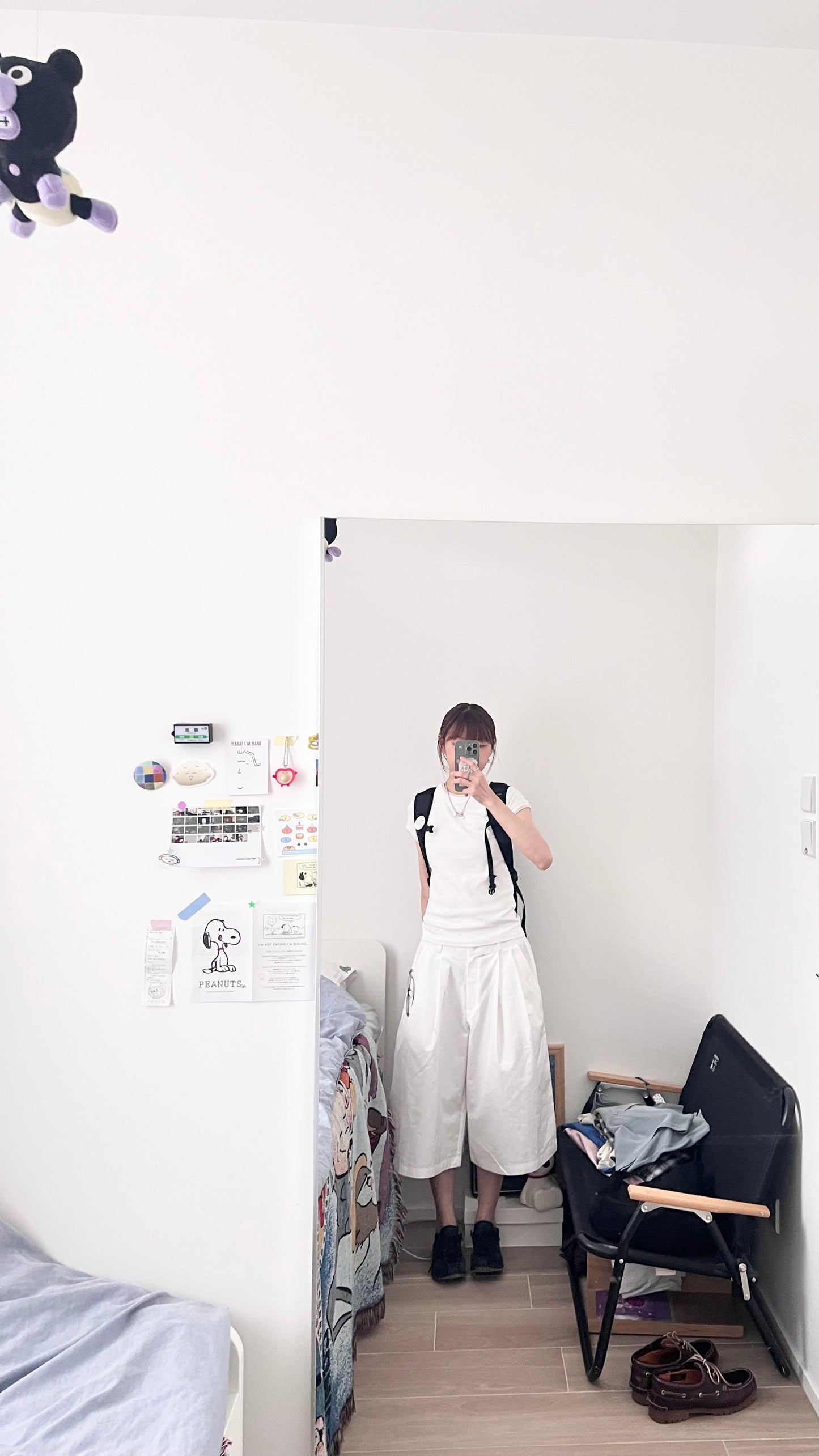 rei tailored pleated bermuda shorts in white (pre-order)