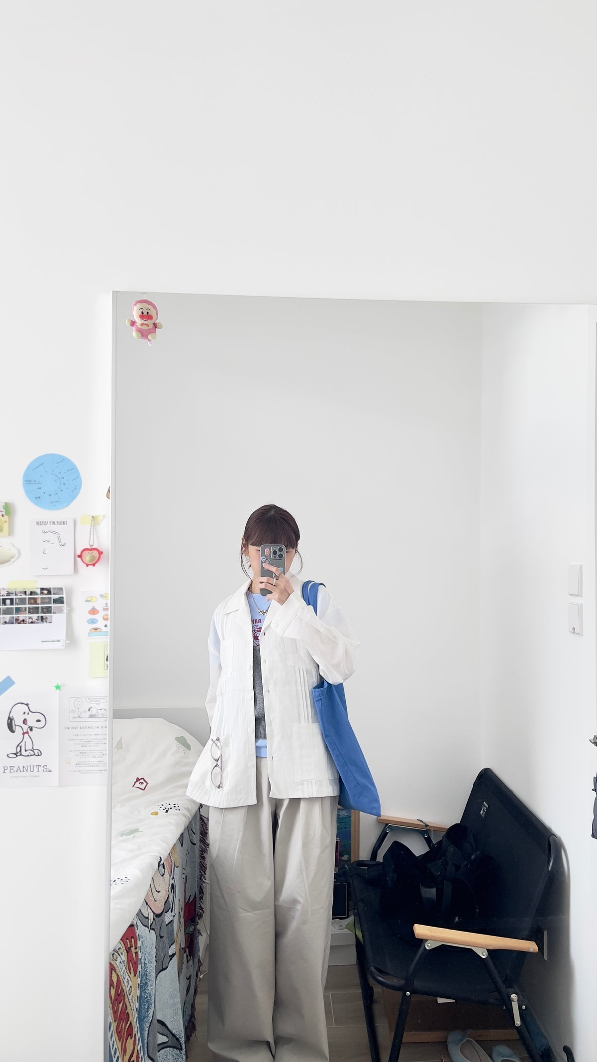 aster tailored linen jacket in white (pre-order)