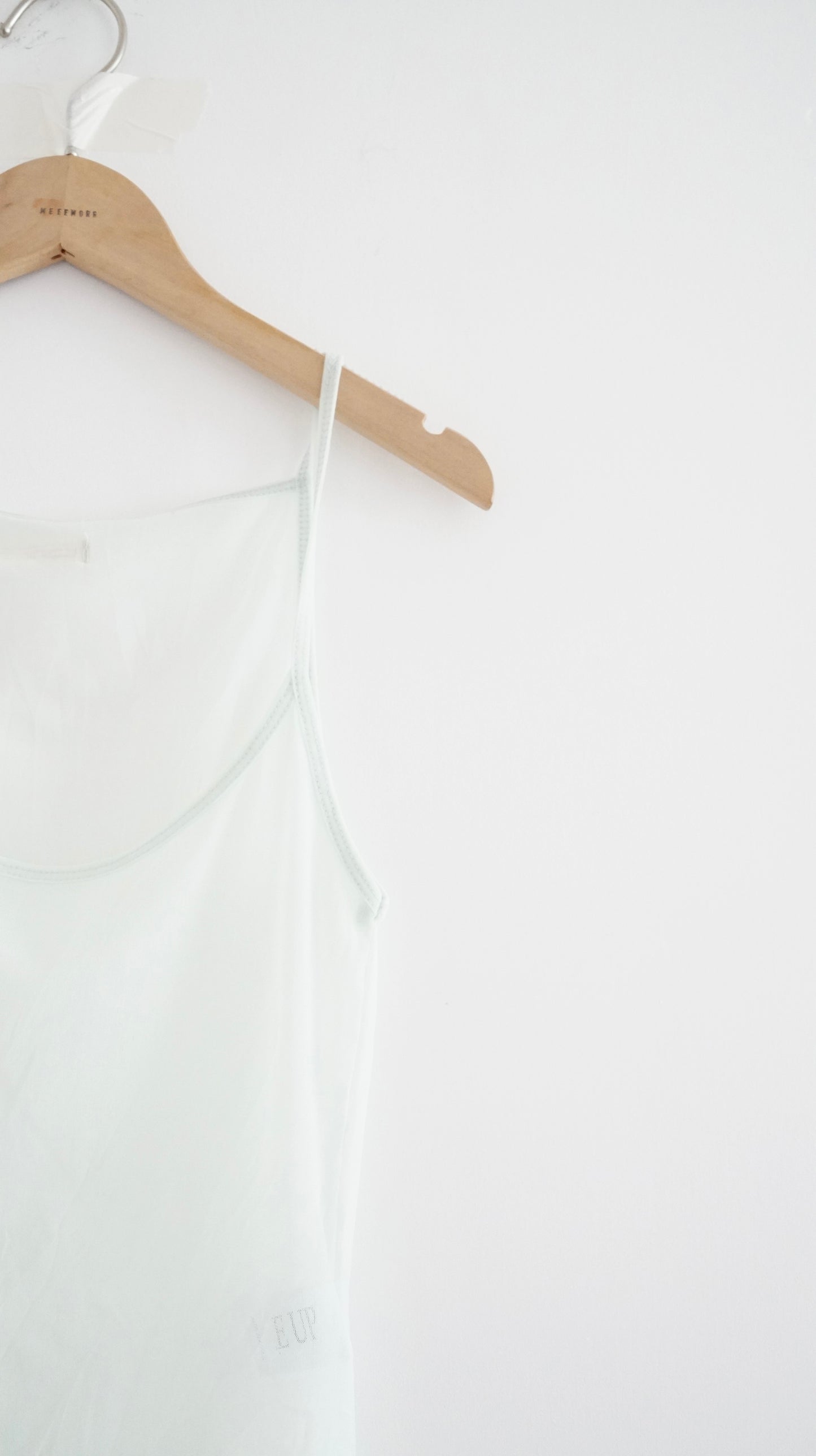sheer camii top in mint