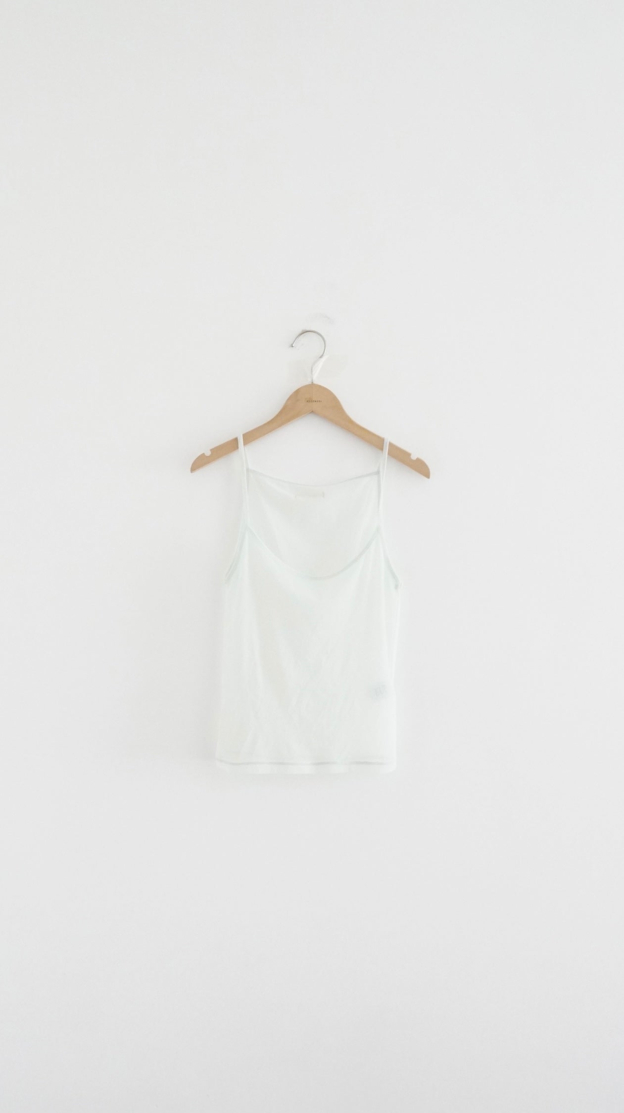 sheer camii top in mint