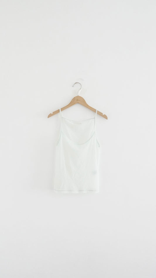sheer camii top in mint