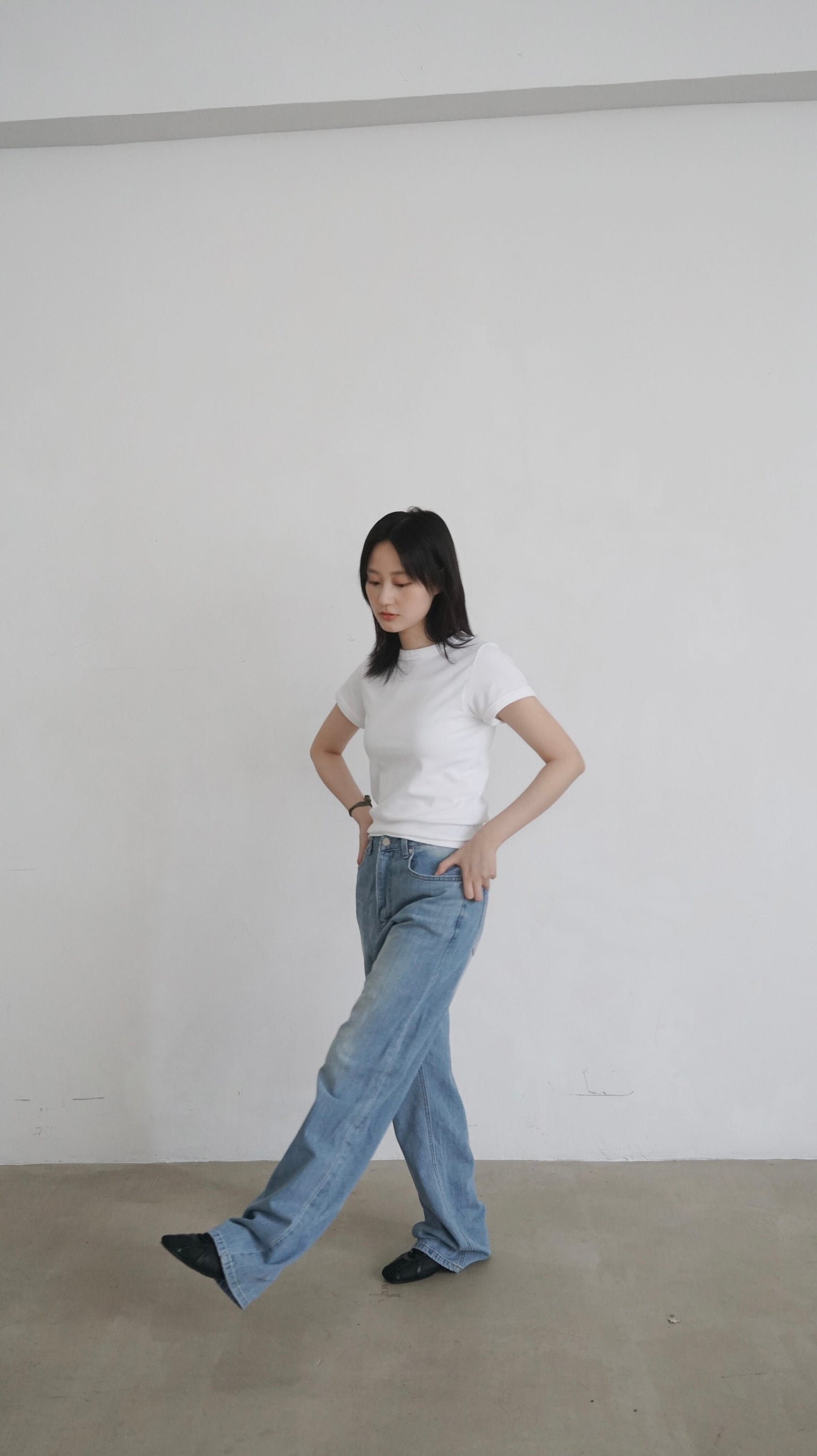 classic boyfriend jeans in denim