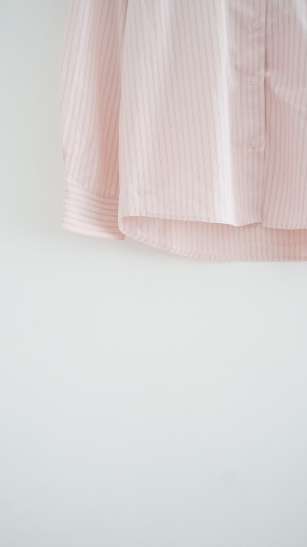 rei everyday striped shirt in pink (pre-order)