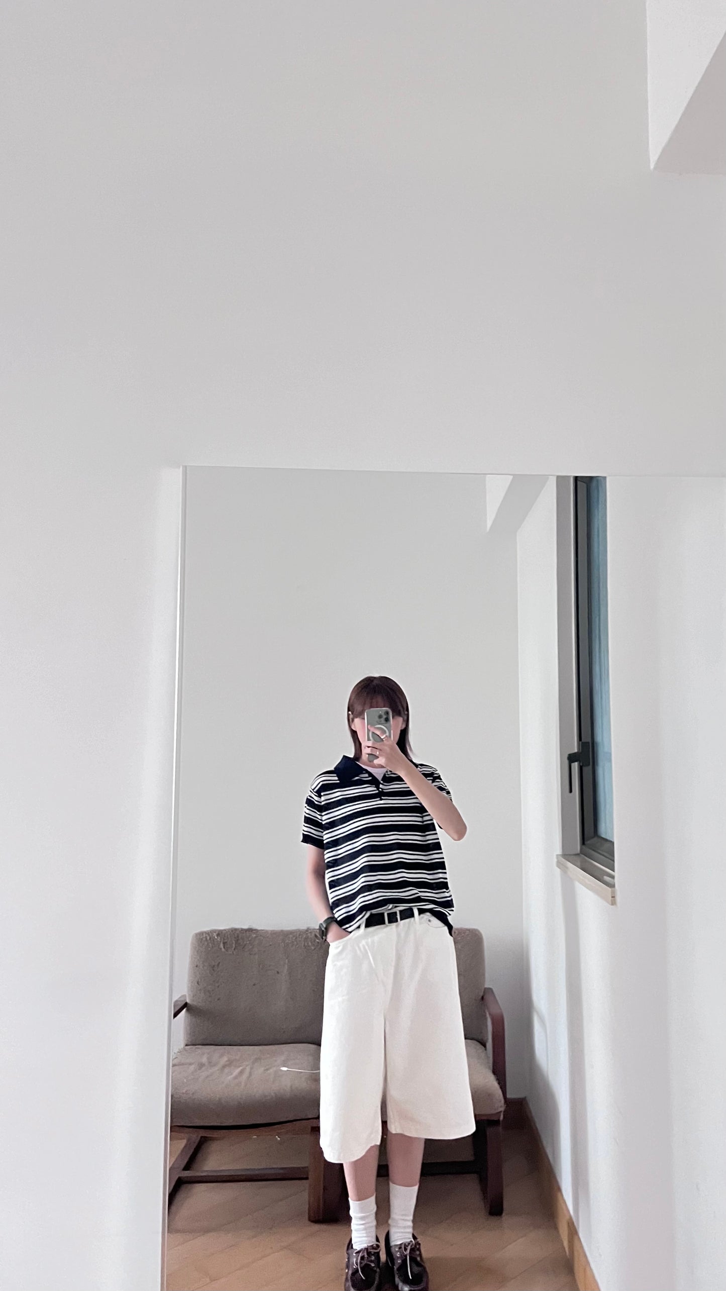 classic denim bermuda shorts (pre-order)