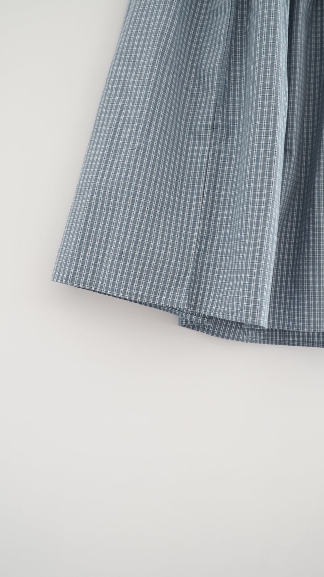 beautiful checked skirt in sora (pre-order)