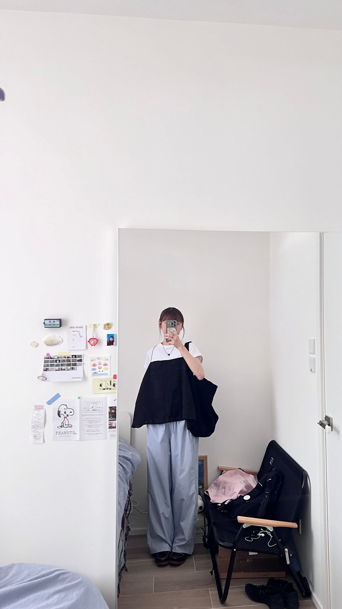 light like striped pants in baby-blue (pre-order)