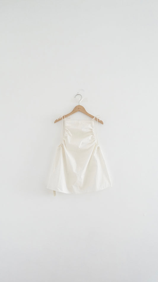 kelly high-end tank top in cream (pre-order)