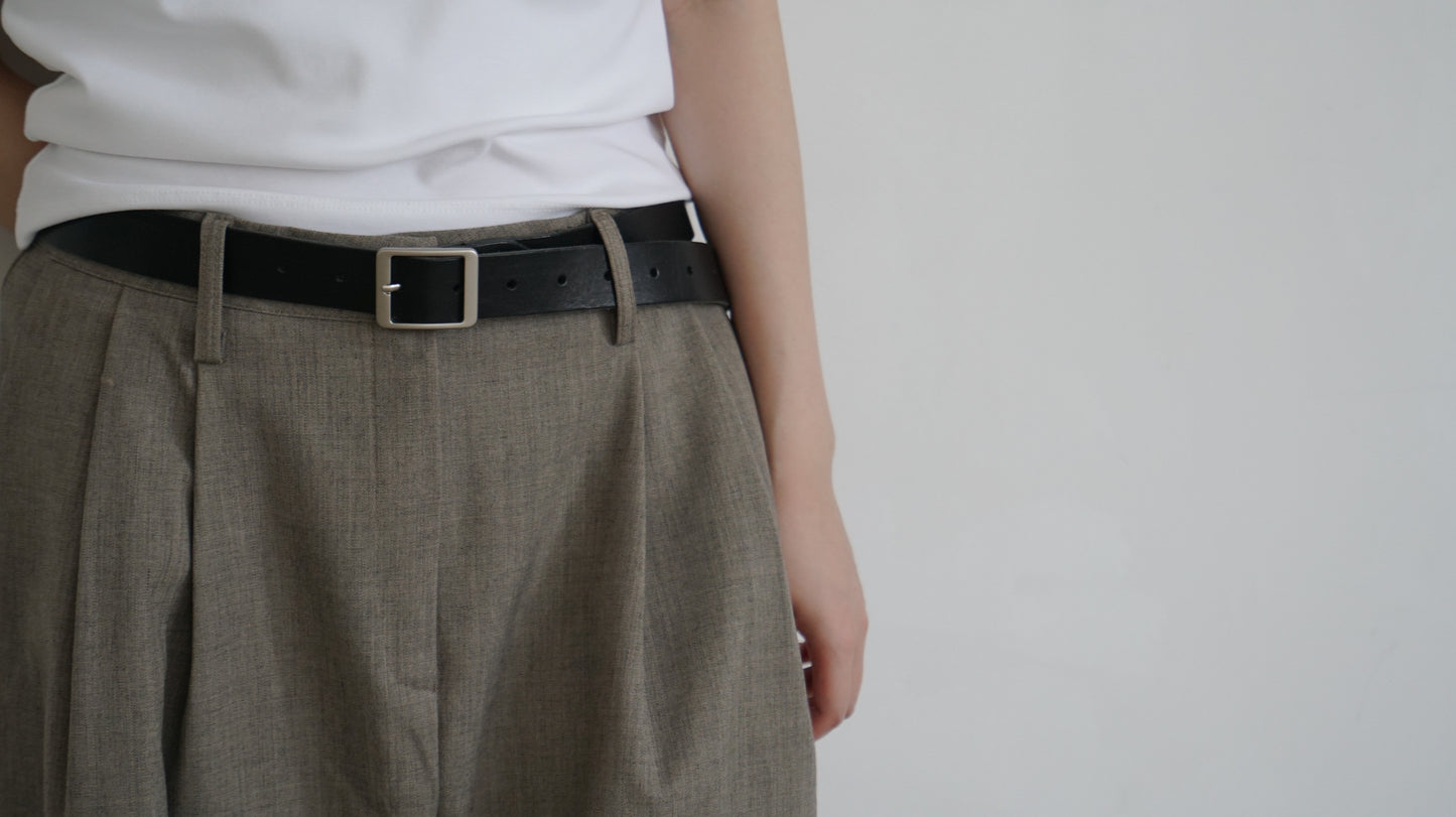 Classic Leather Belt in black (pre-order)