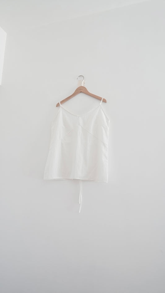 elara a-line camisole in white (pre-order)