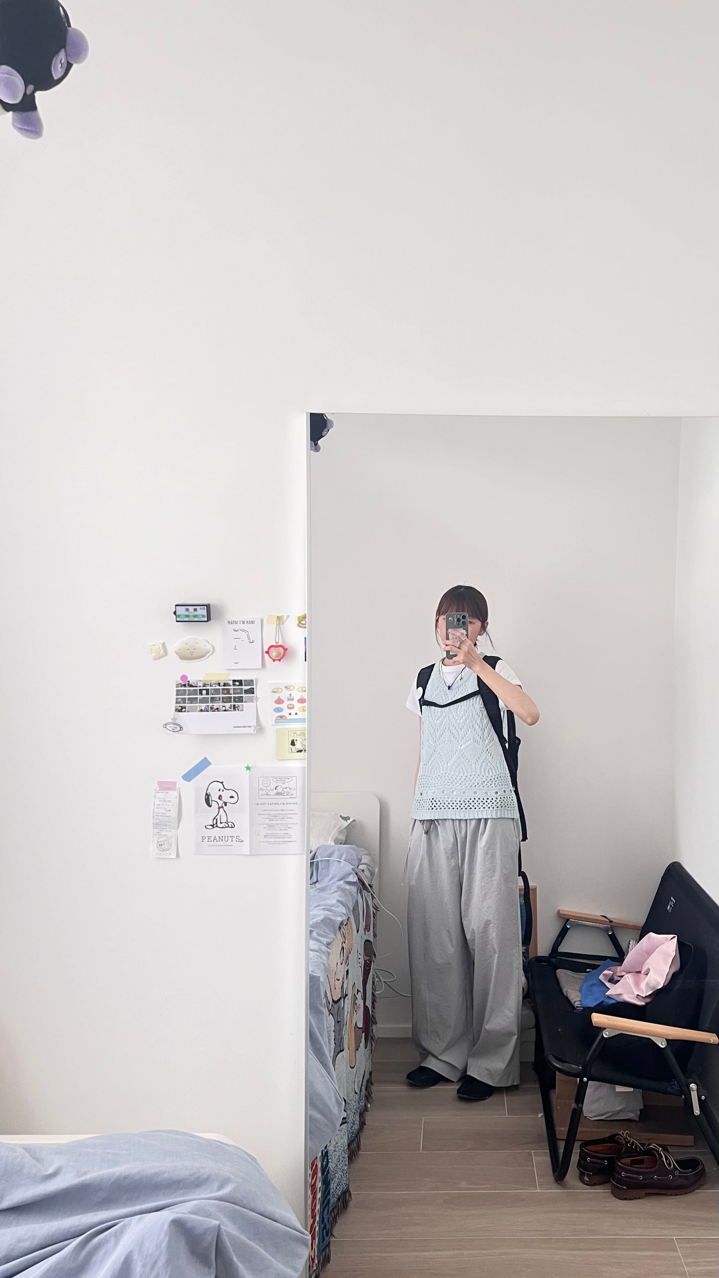 90s openwork knit top in mint (pre-order)