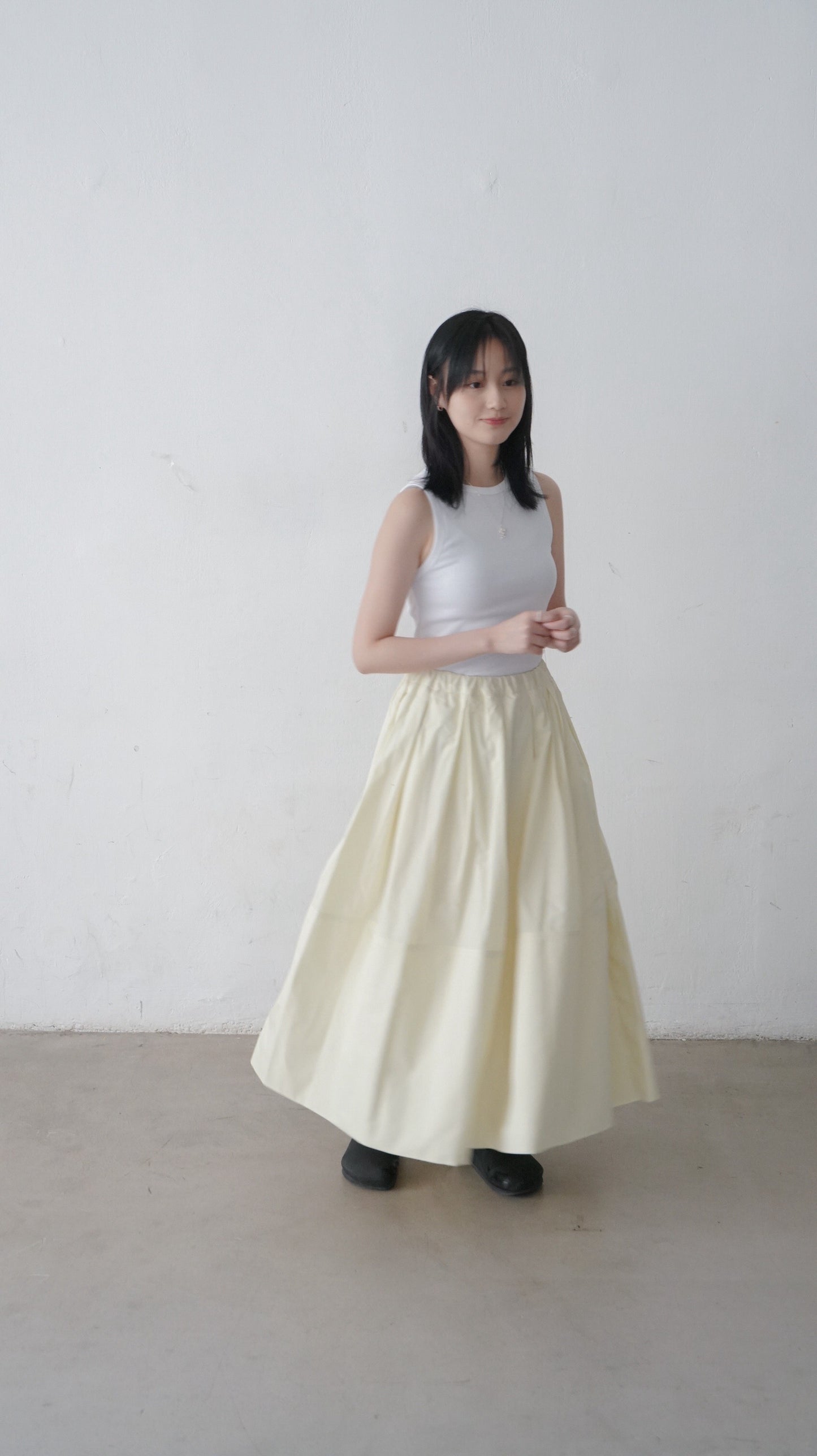 merry skirt in lemon