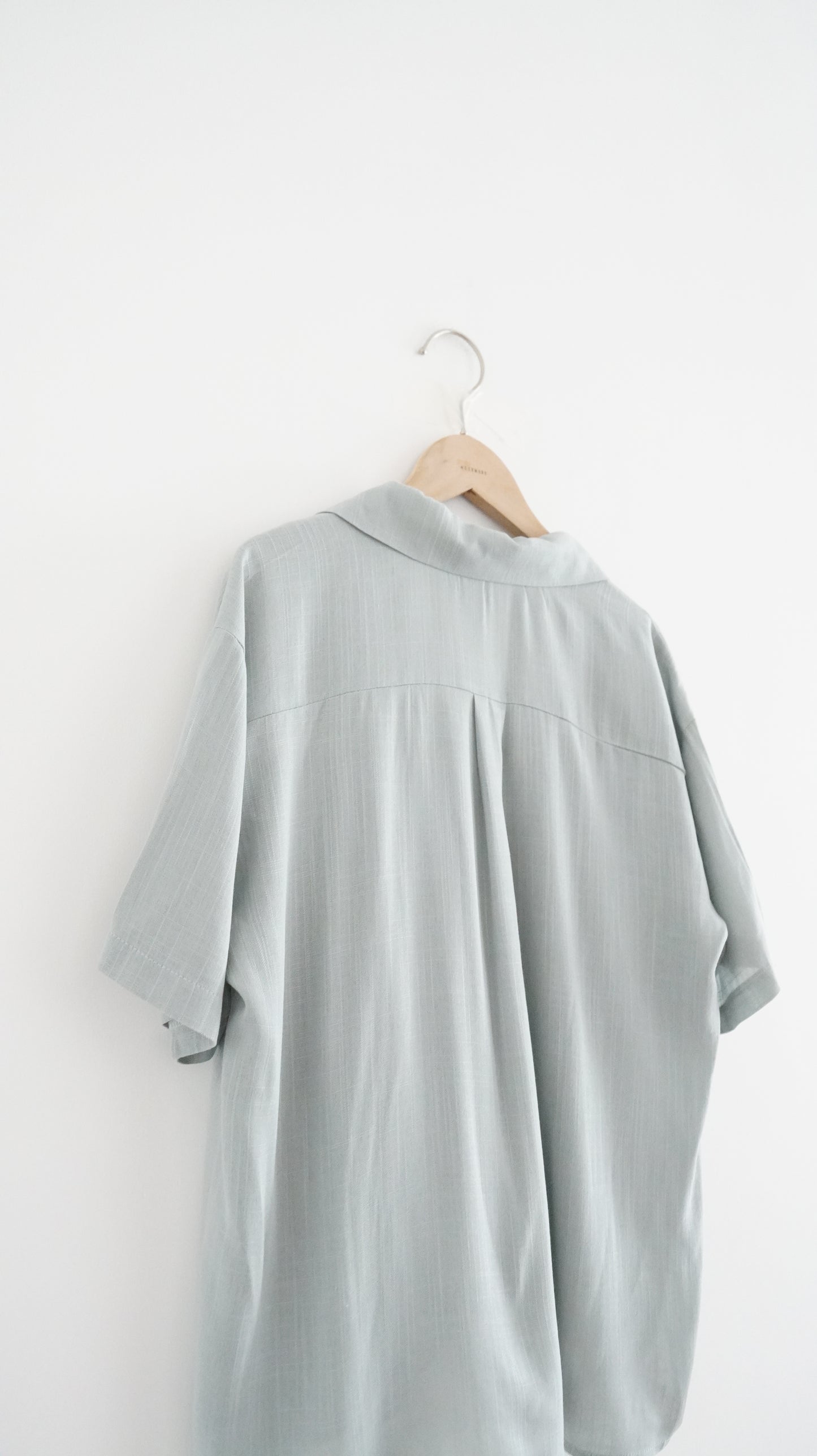linen summer shirt in sage (pre-order)