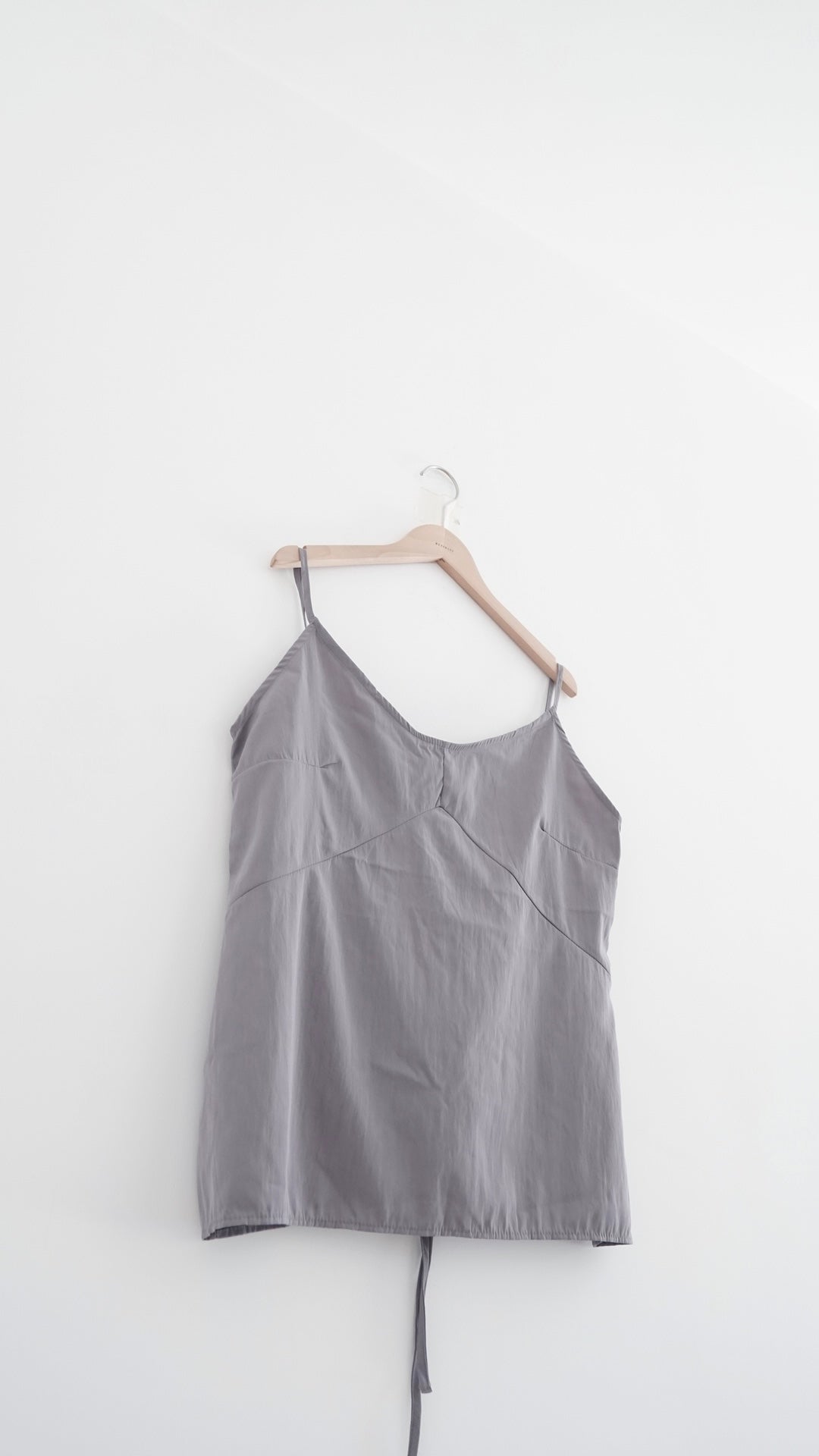 elara a-line camisole in charcoal (pre-order)