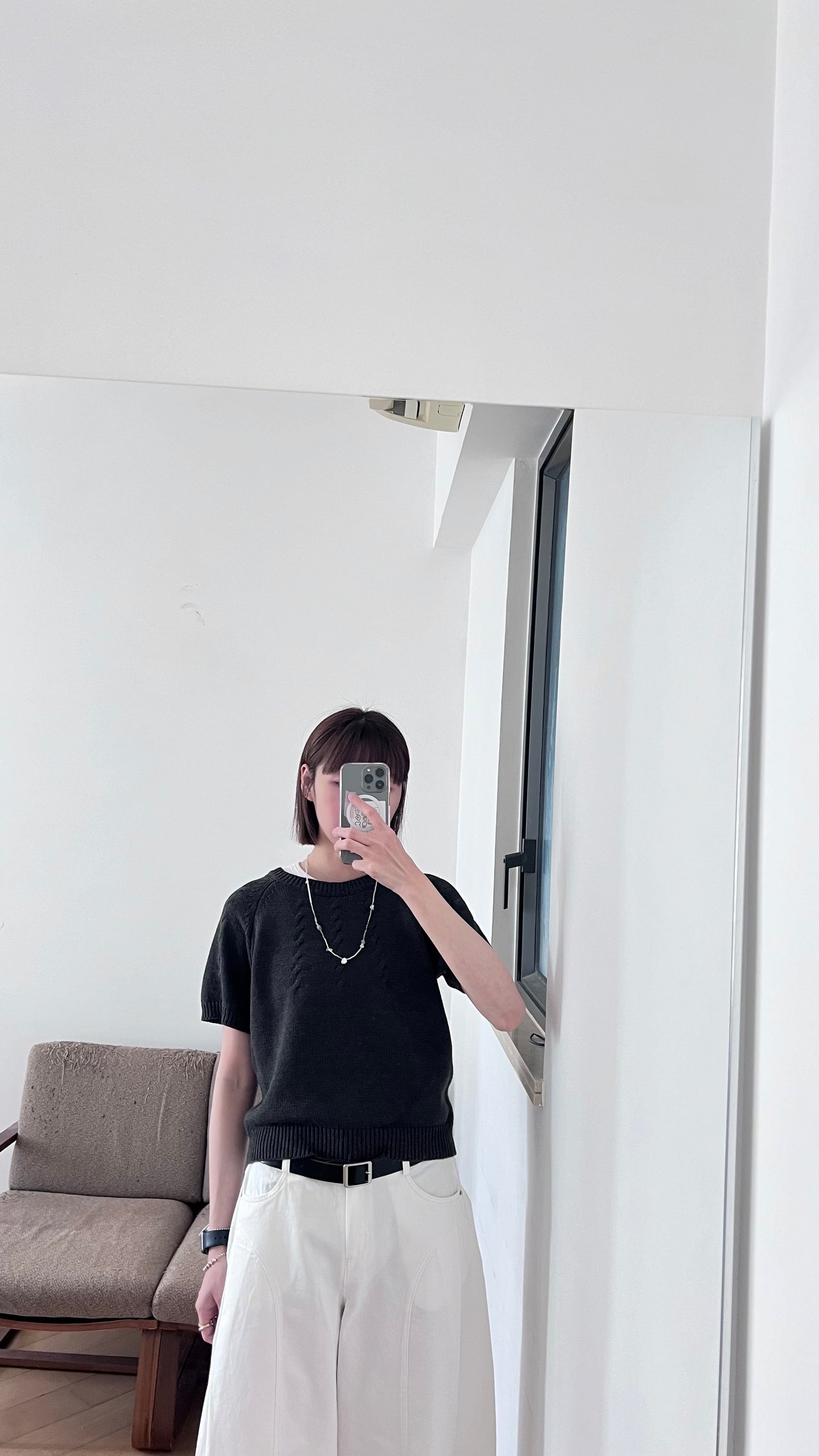vintage sweater in charcoal (pre-order)