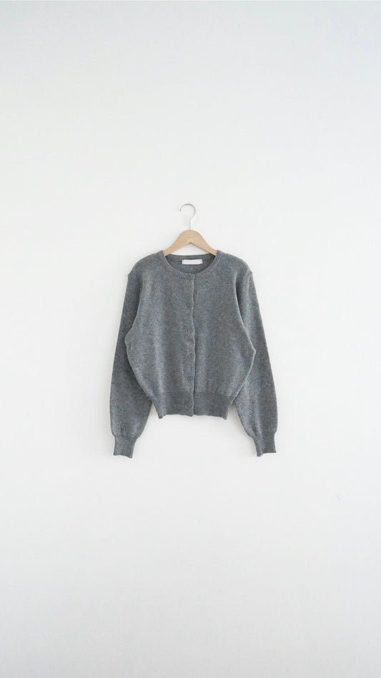 classic cardigan in grey