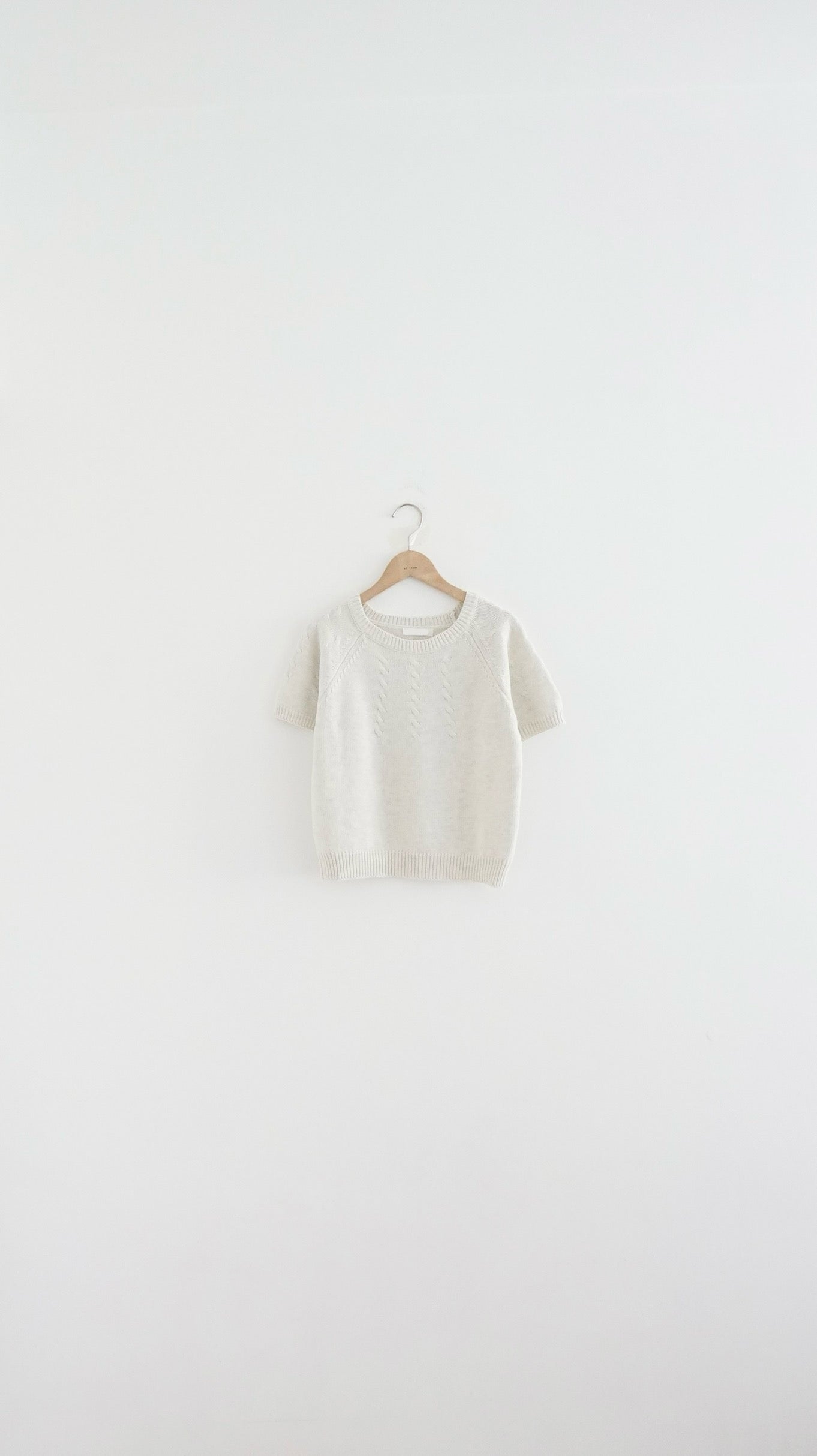 vintage sweater in ivory