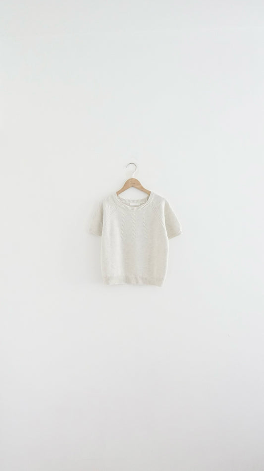 vintage sweater in ivory