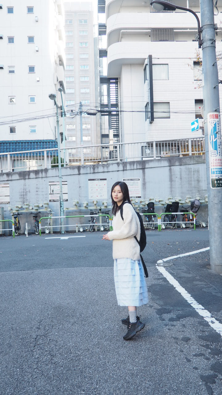 piano sweater in ivory ( pre-order )