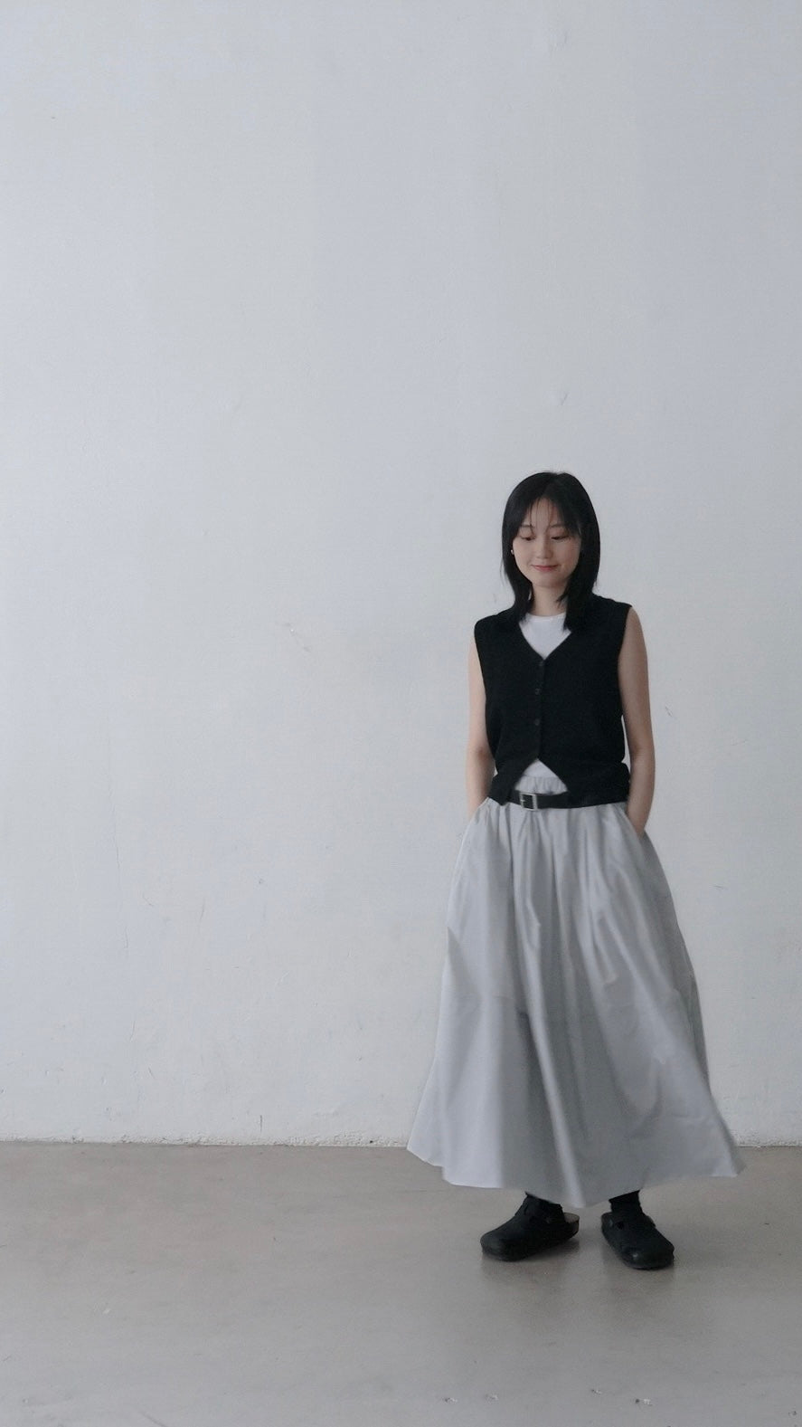 merry skirt in light grey