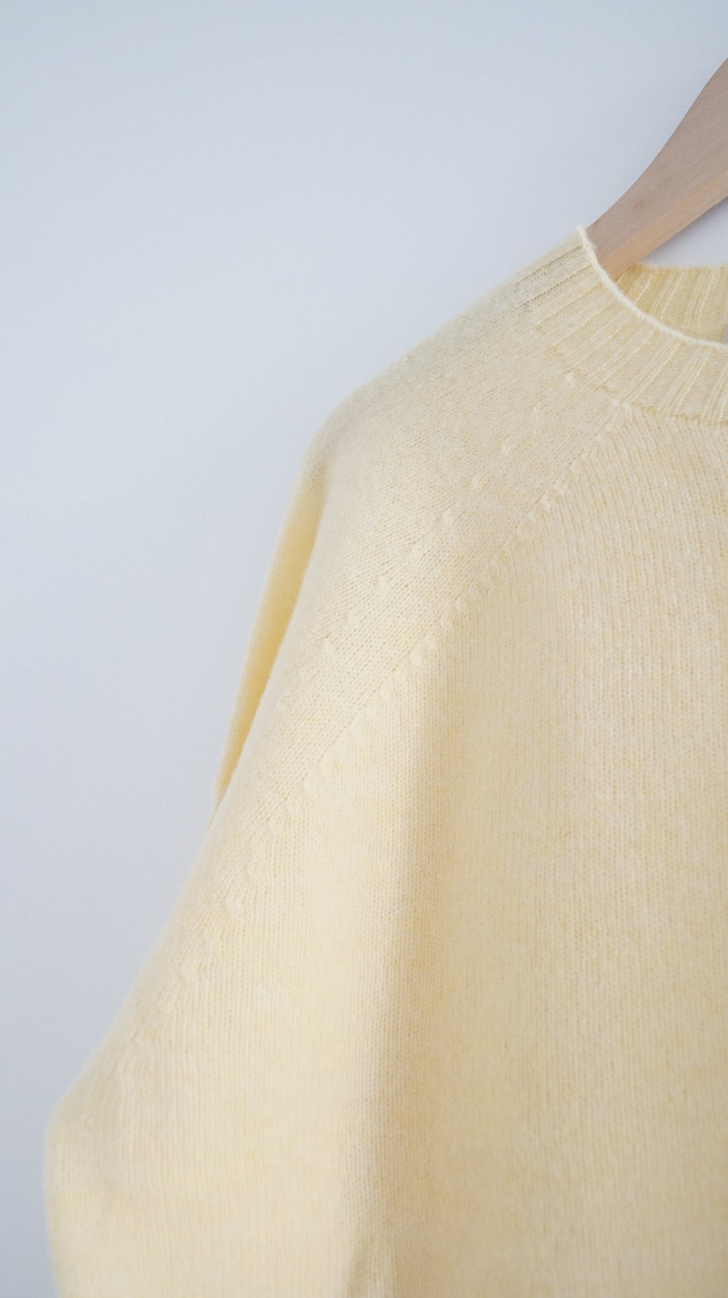 classic wool sweater in lemon ( pre-order )