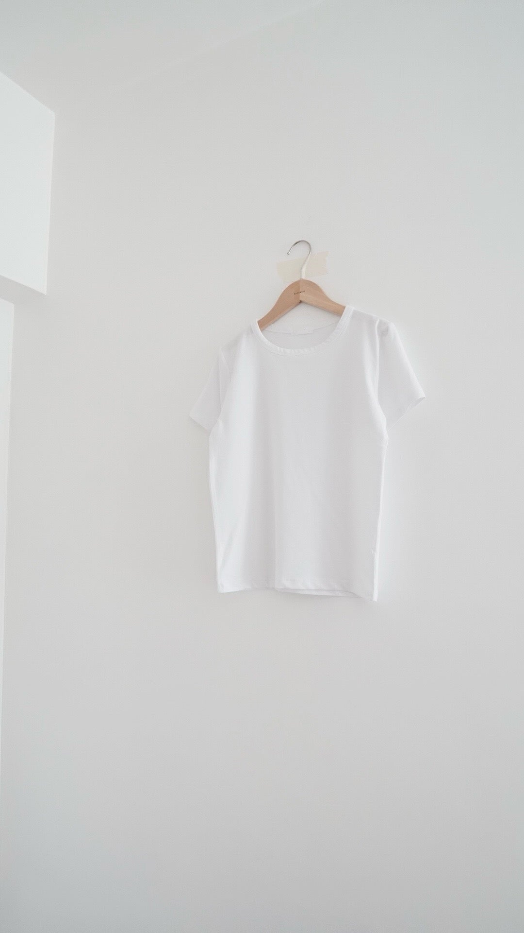 classic cloudy tee in white (pre-order)