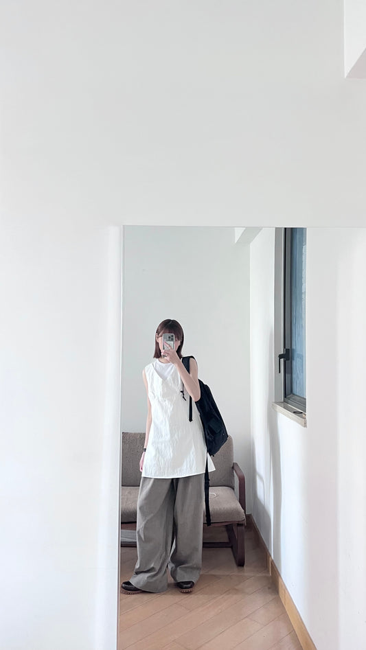 lily dress top in white