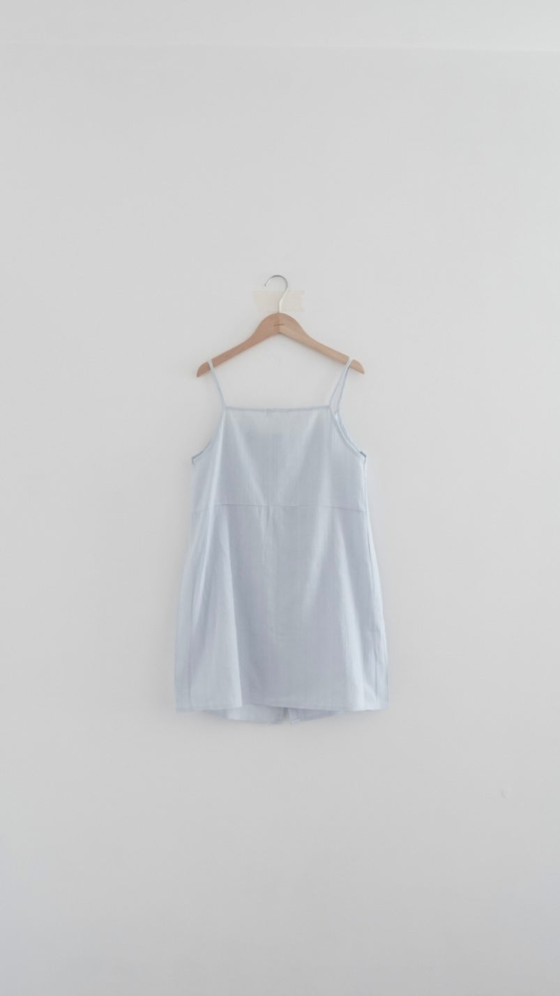 ore lace dress top in light blue (pre-order)
