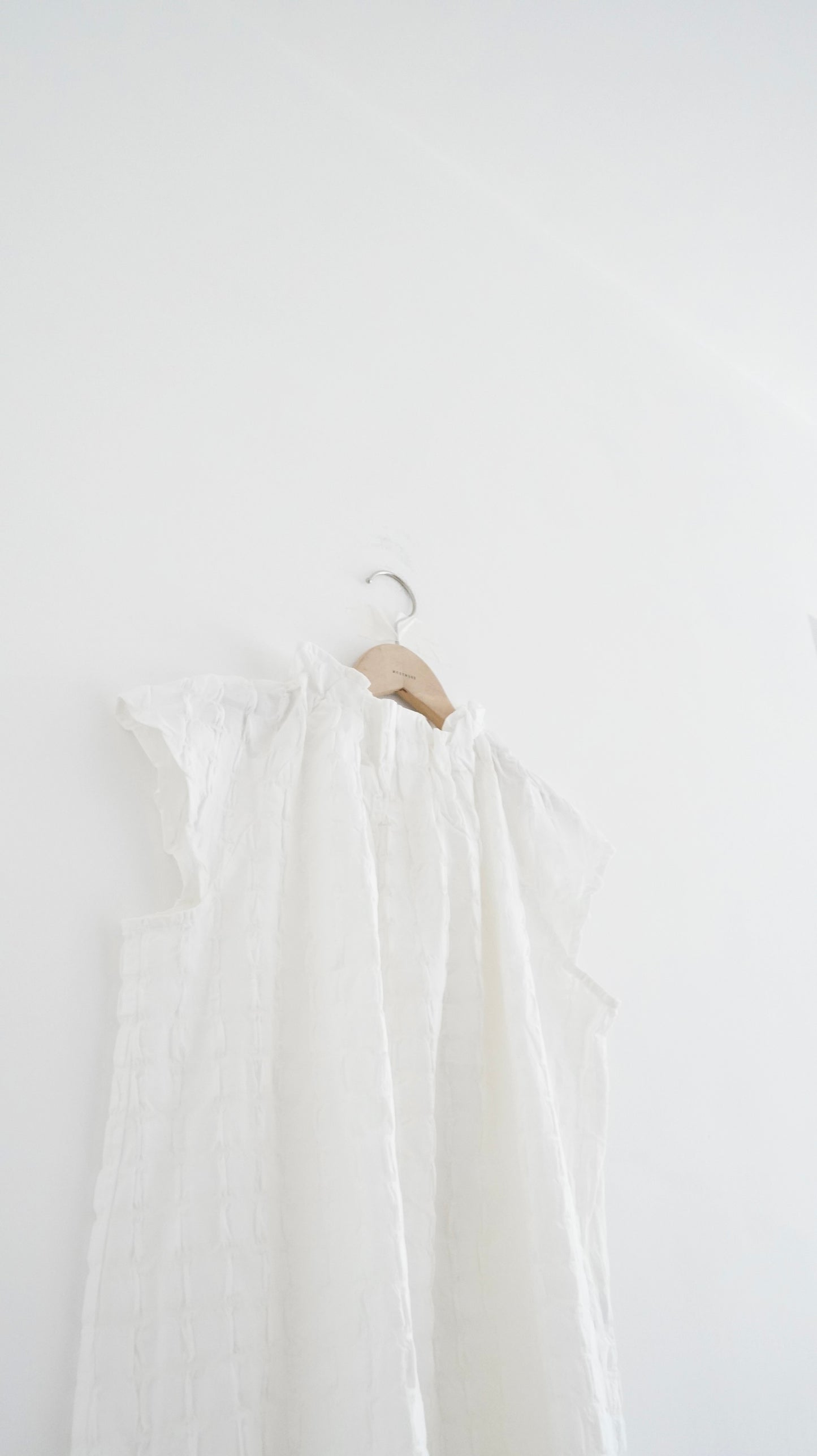 striped turtle-neck top in white