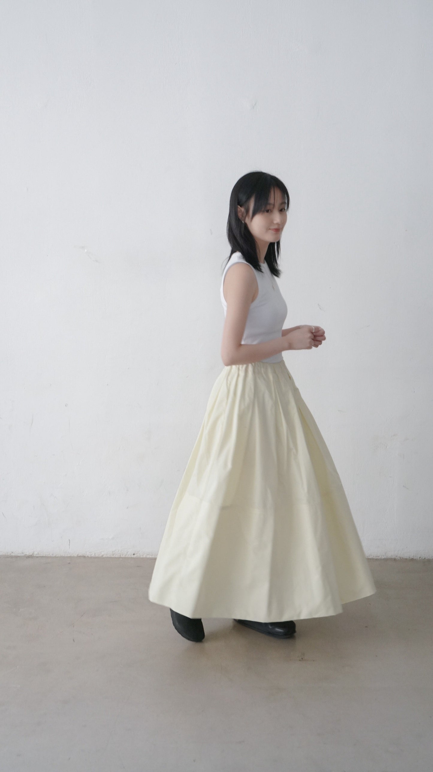 merry skirt in lemon